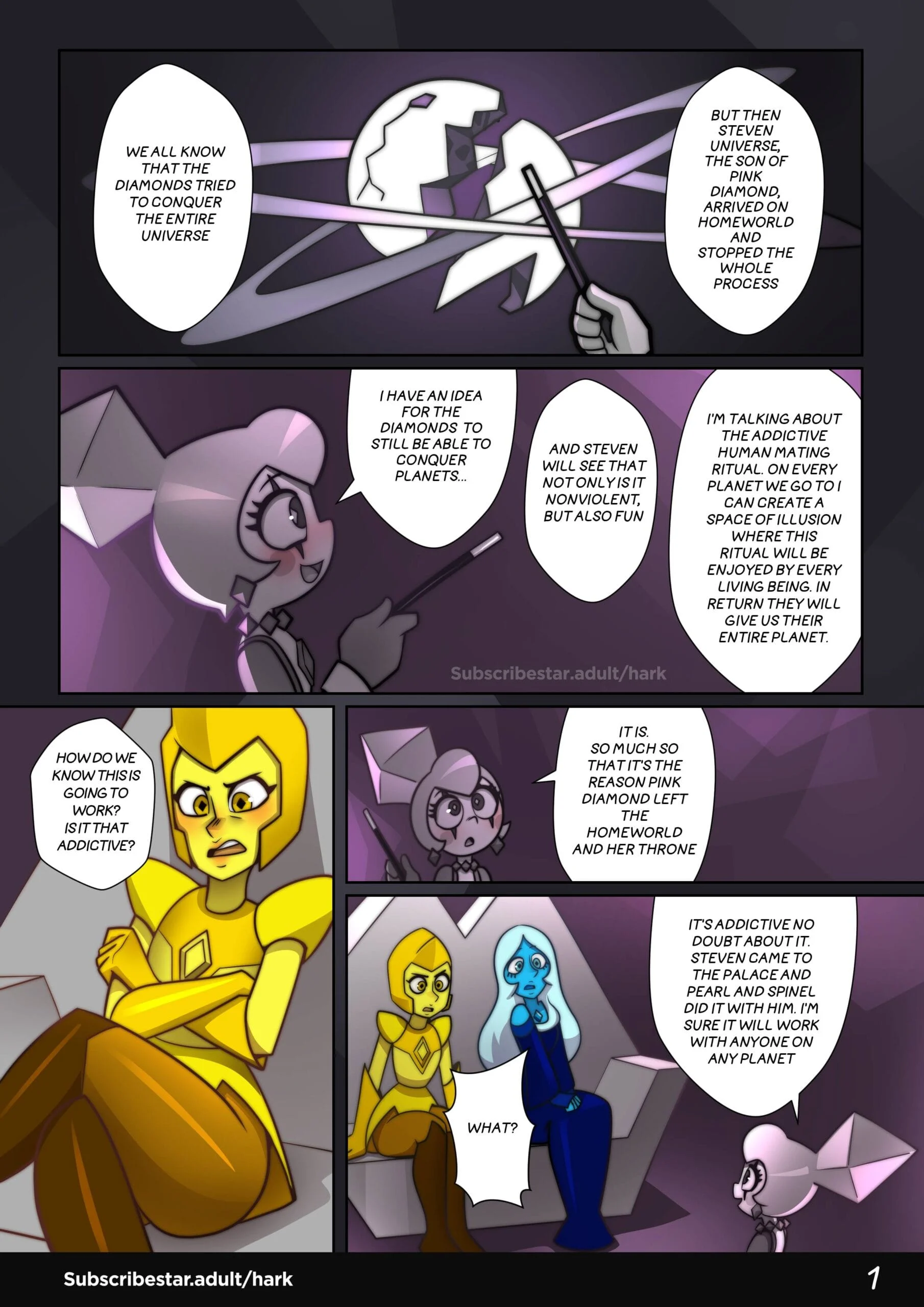 Steven’s Desire (Steven Universe) [HarkArt] 2 . Steven's Desire - Chapter 2 (Steven Universe) [HarkArt] – page 2
