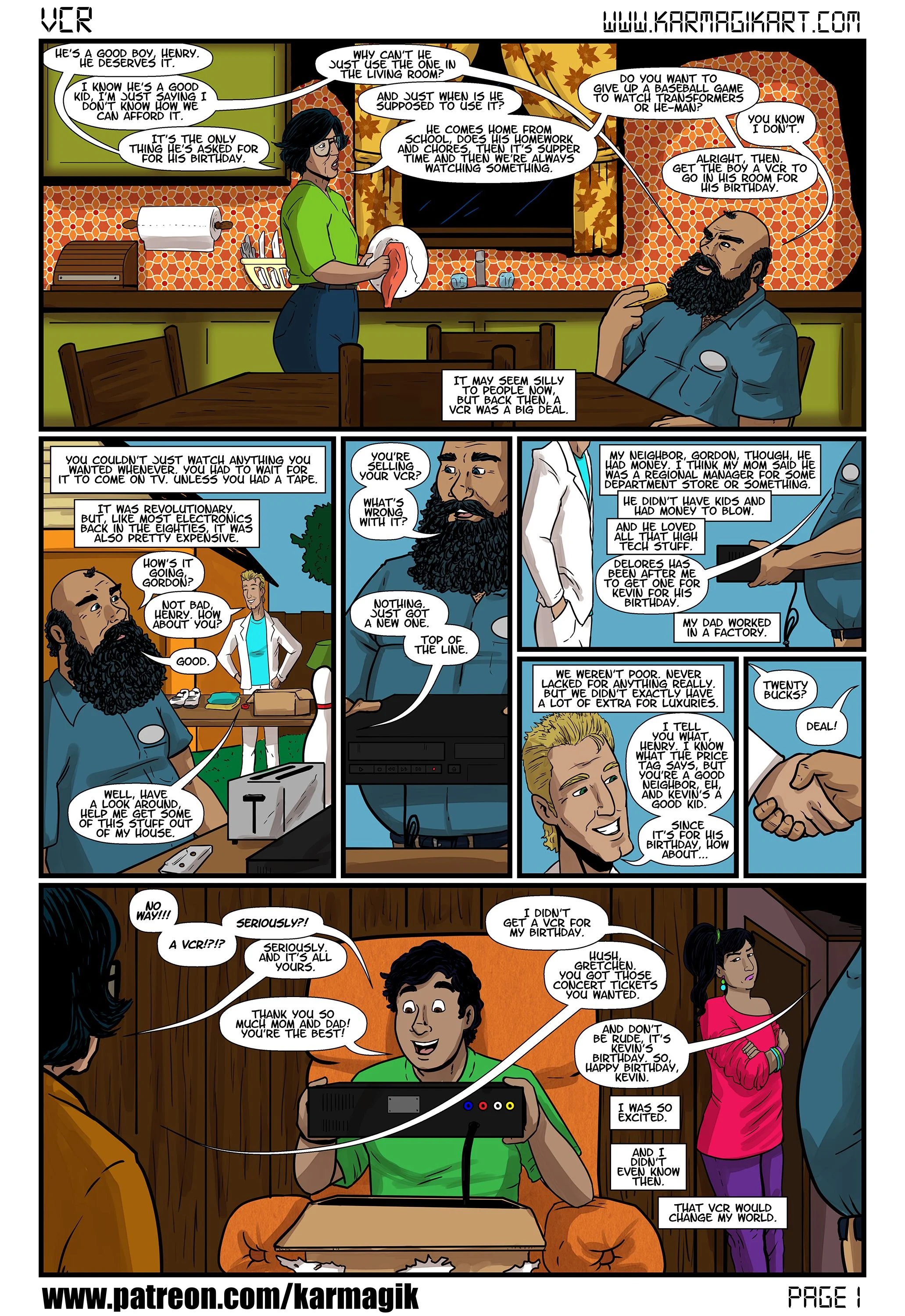 VCR [Karmagik] 1 . VCR - Chapter 1 [Karmagik] – page 9