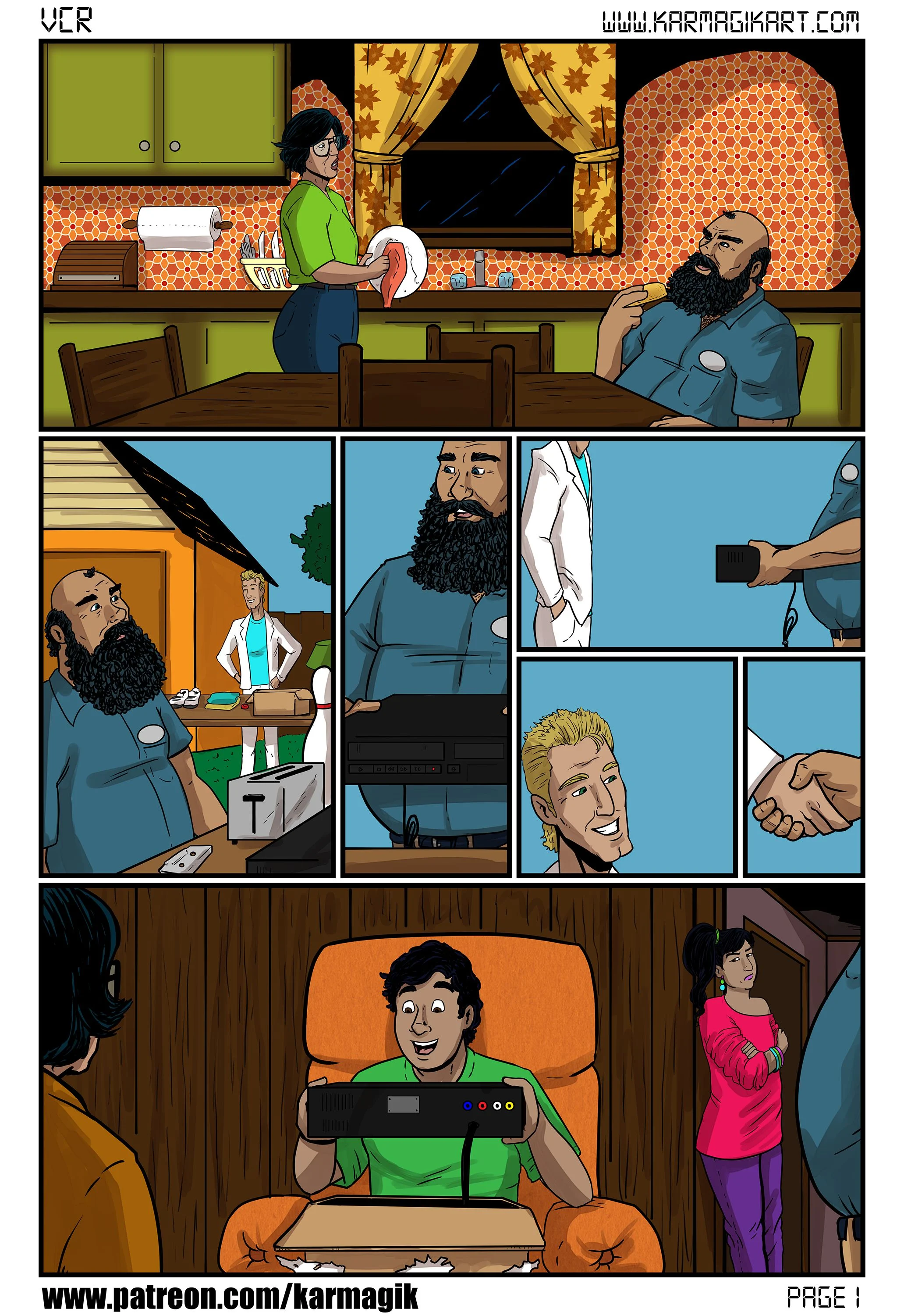 VCR [Karmagik] 1.5 . VCR - Textless - Chapter 1 [Karmagik] – page 1