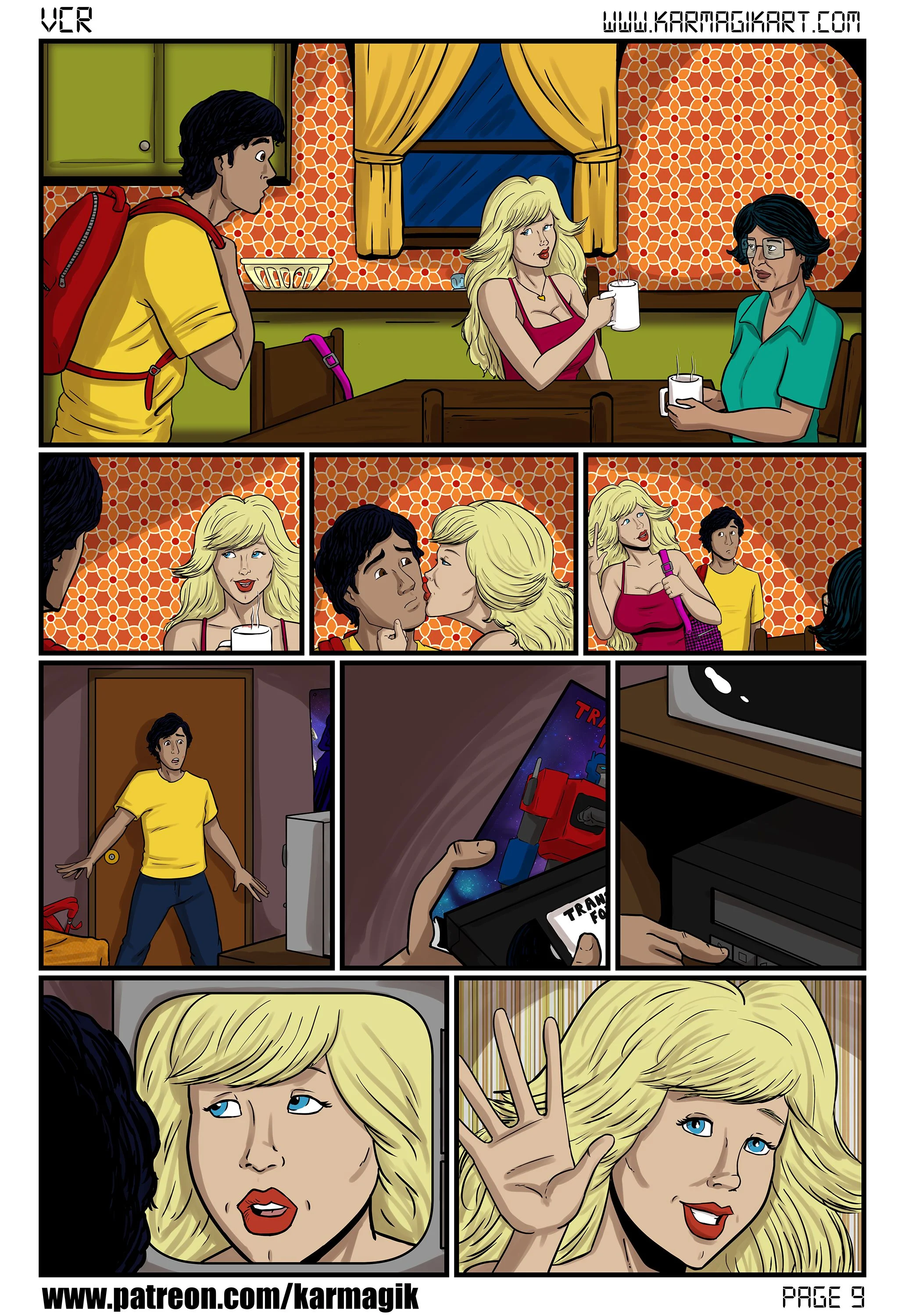 VCR [Karmagik] 1.5 . VCR - Textless - Chapter 1 [Karmagik] – page 9