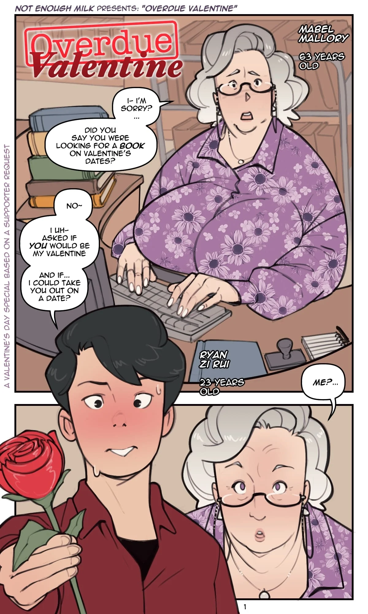 Overdue Valentine [NotEnoughMilk] 1 . Overdue Valentine - Chapter 1 [NotEnoughMilk] – page 1