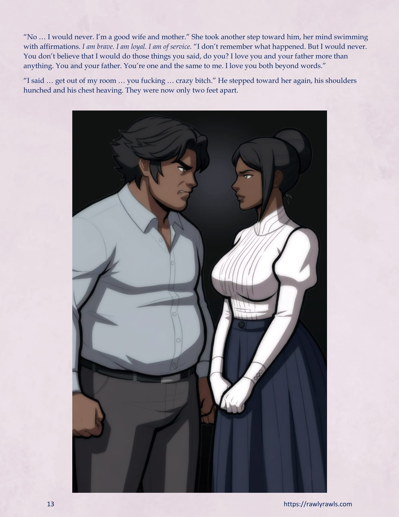 A Mother Returned [Eronautics , RawlyRawls] 5.1 . A Mother Returned - Chapter 5 - Part 1 [Eronautics , RawlyRawls] – page 13