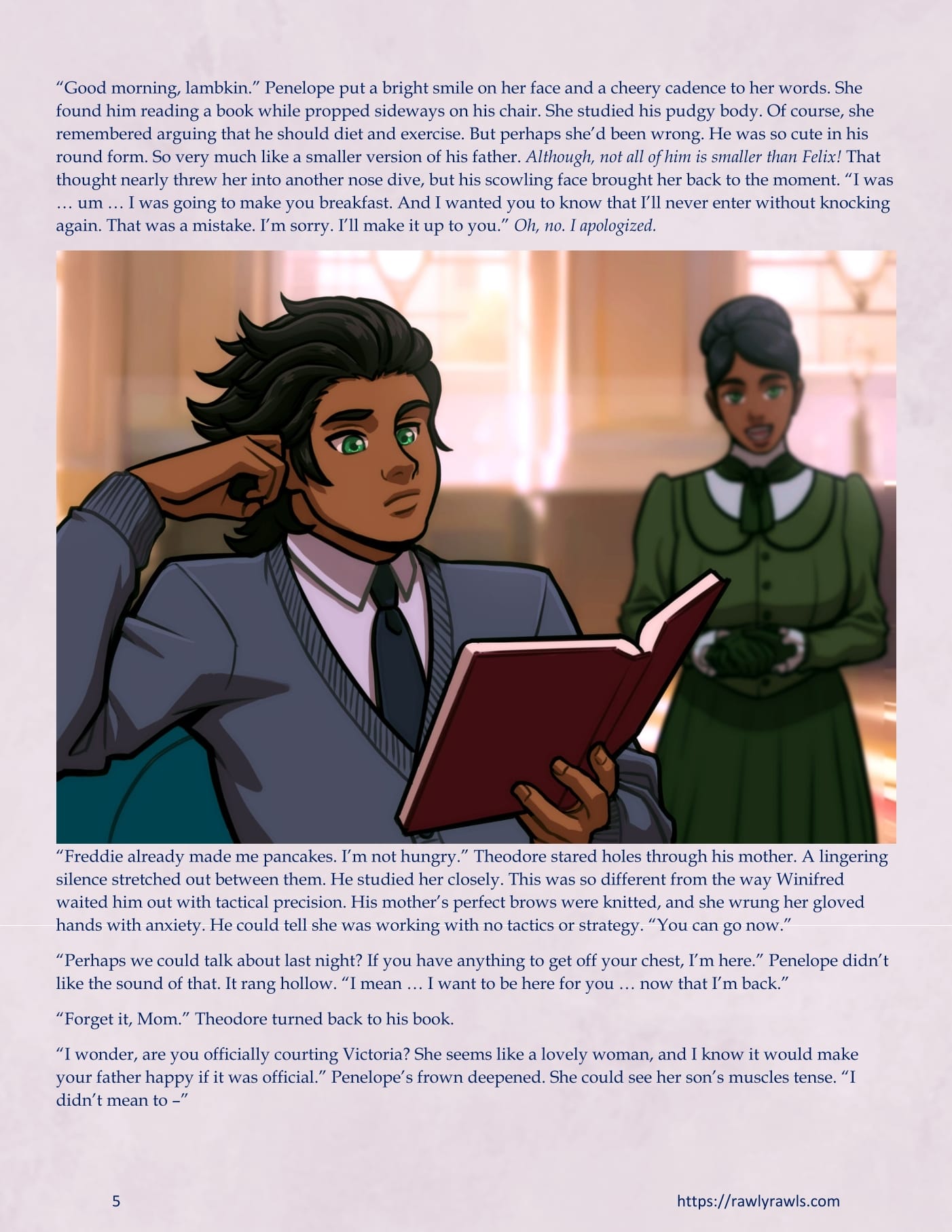 A Mother Returned [Eronautics , RawlyRawls] 2.1 . A Mother Returned - Chapter 2 - Part 1 [Eronautics , RawlyRawls] – page 5