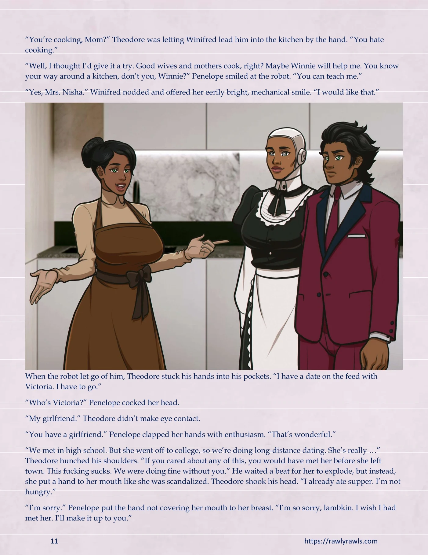 A Mother Returned [Eronautics , RawlyRawls] 1.1 . A Mother Returned - Chapter 1 - Part 1 [Eronautics , Rawly Rawls] – page 11