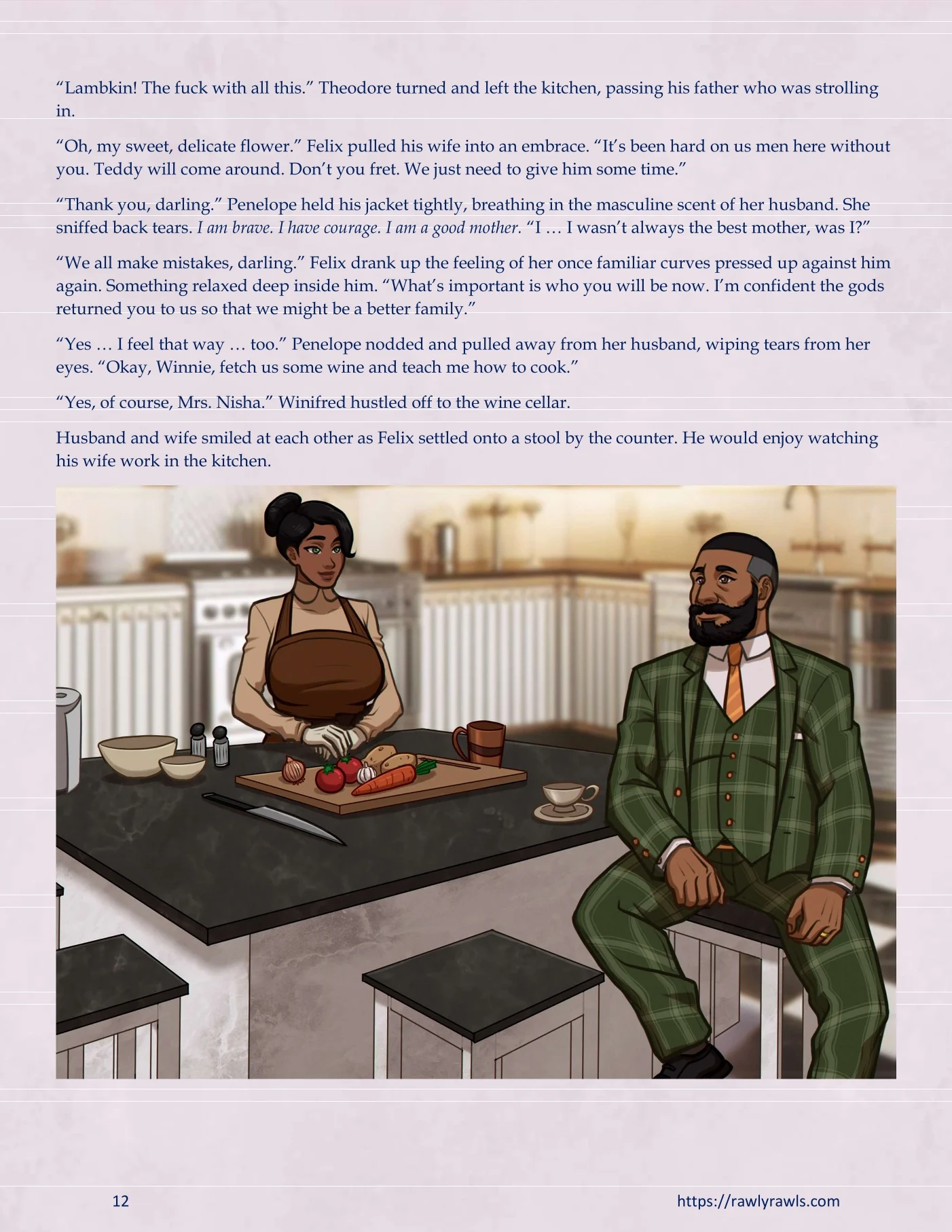 A Mother Returned [Eronautics , RawlyRawls] 1.1 . A Mother Returned - Chapter 1 - Part 1 [Eronautics , Rawly Rawls] – page 12