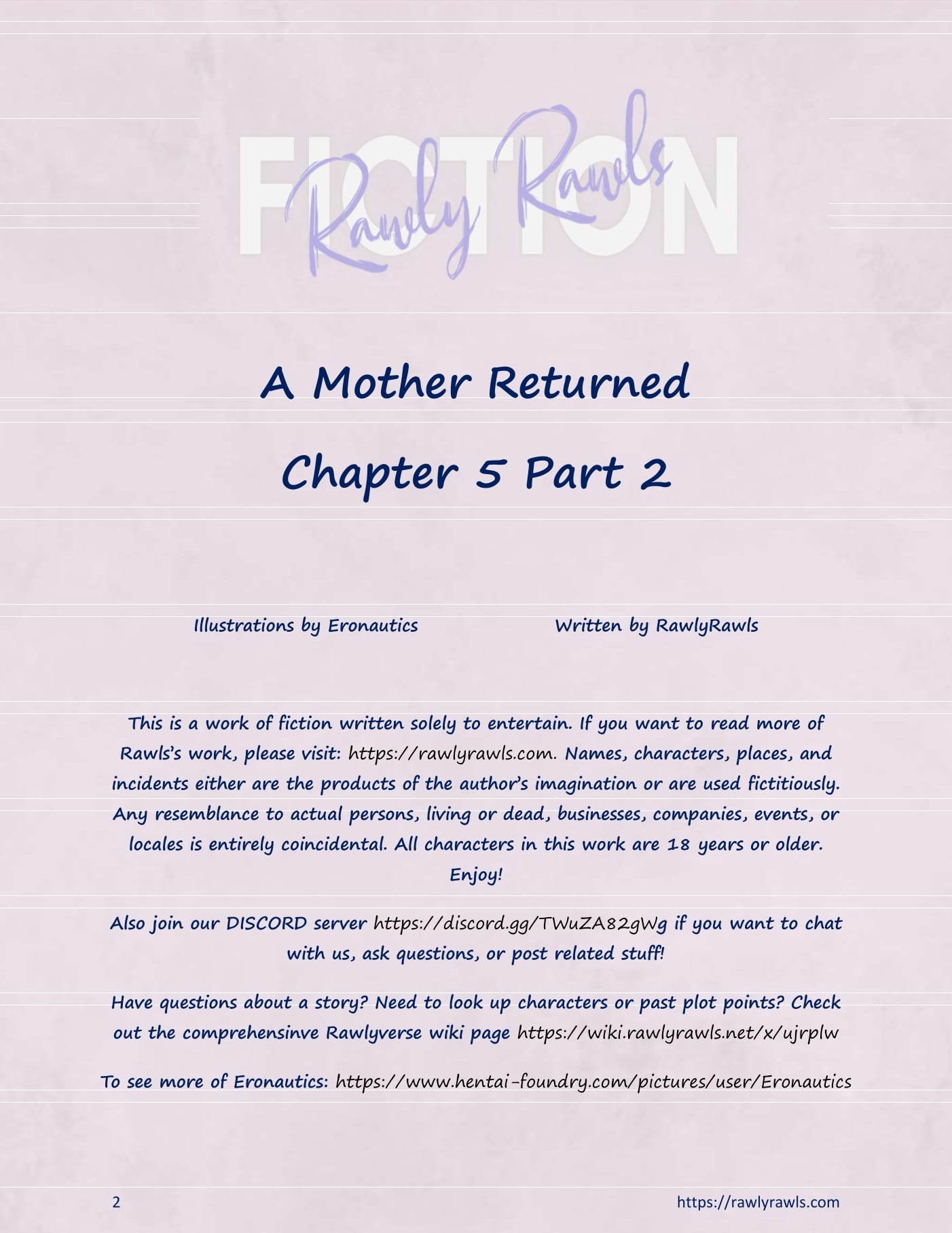 A Mother Returned [Eronautics , RawlyRawls] 5.2 . A Mother Returned - Chapter 5 - Part 2 [Eronautics , RawlyRawls] – page 2
