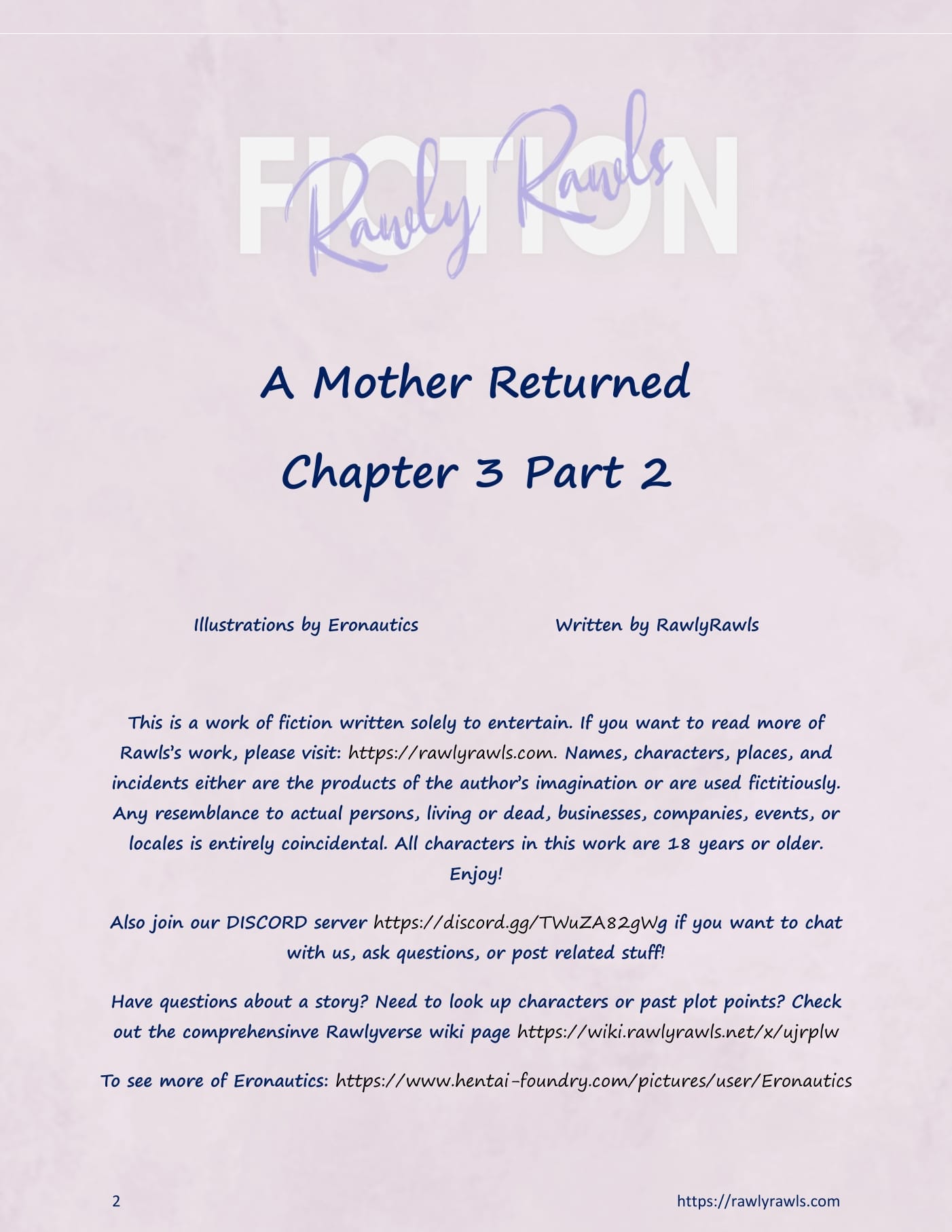 A Mother Returned [Eronautics , RawlyRawls] 3.2 . A Mother Returned - Chapter 3 - Part 2 [Eronautics , RawlyRawls] – page 2