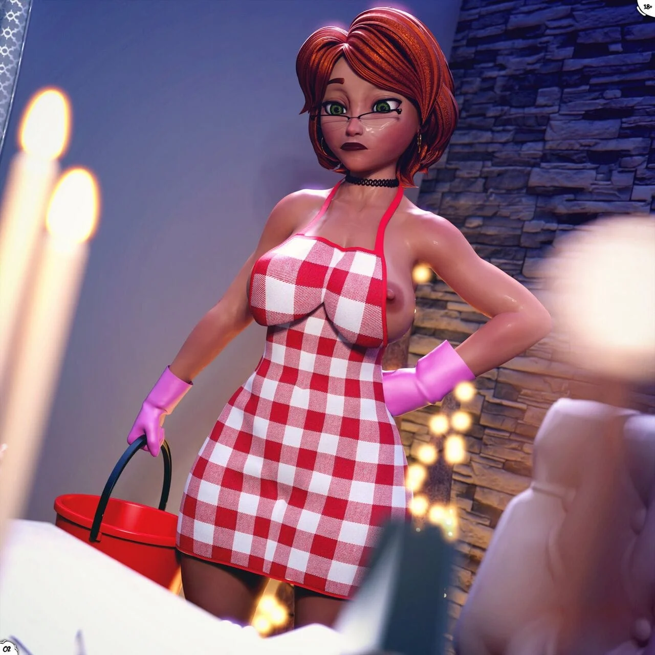 Cass Hamada (Big Hero 6) [URQqURQq] 0 . Cass Busy With Housework - (Big Hero 6) [URQqURQq] – page 1