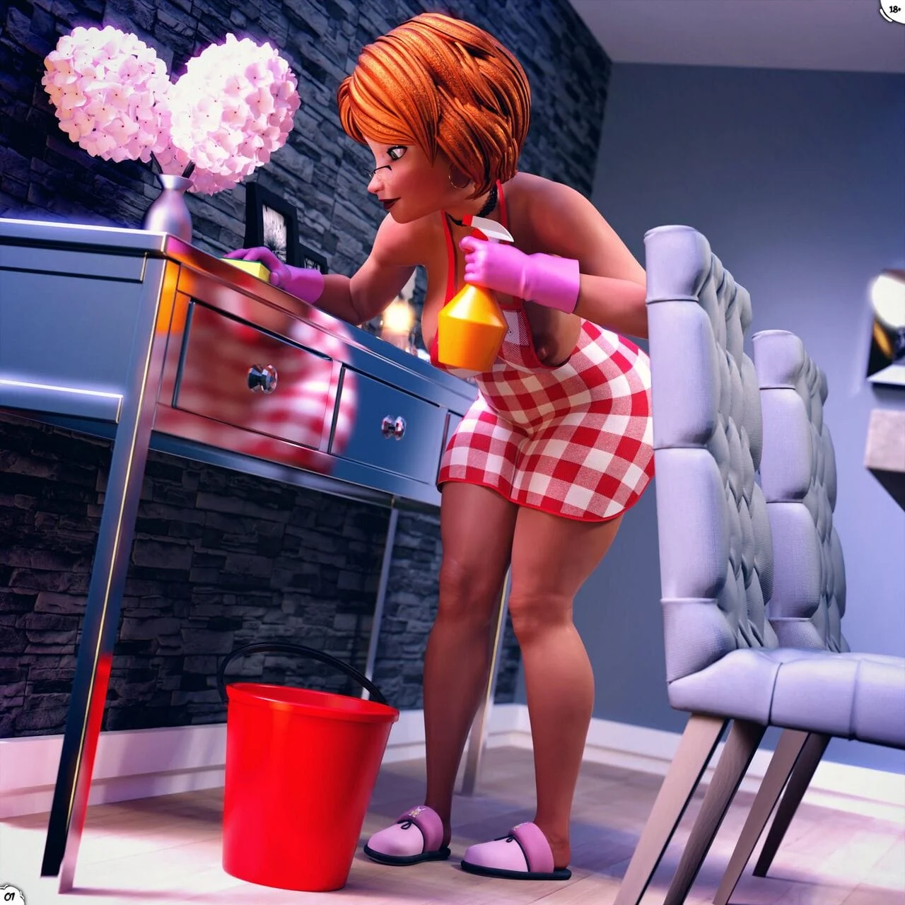 Cass Hamada (Big Hero 6) [URQqURQq] 0 . Cass Busy With Housework - (Big Hero 6) [URQqURQq] – page 3