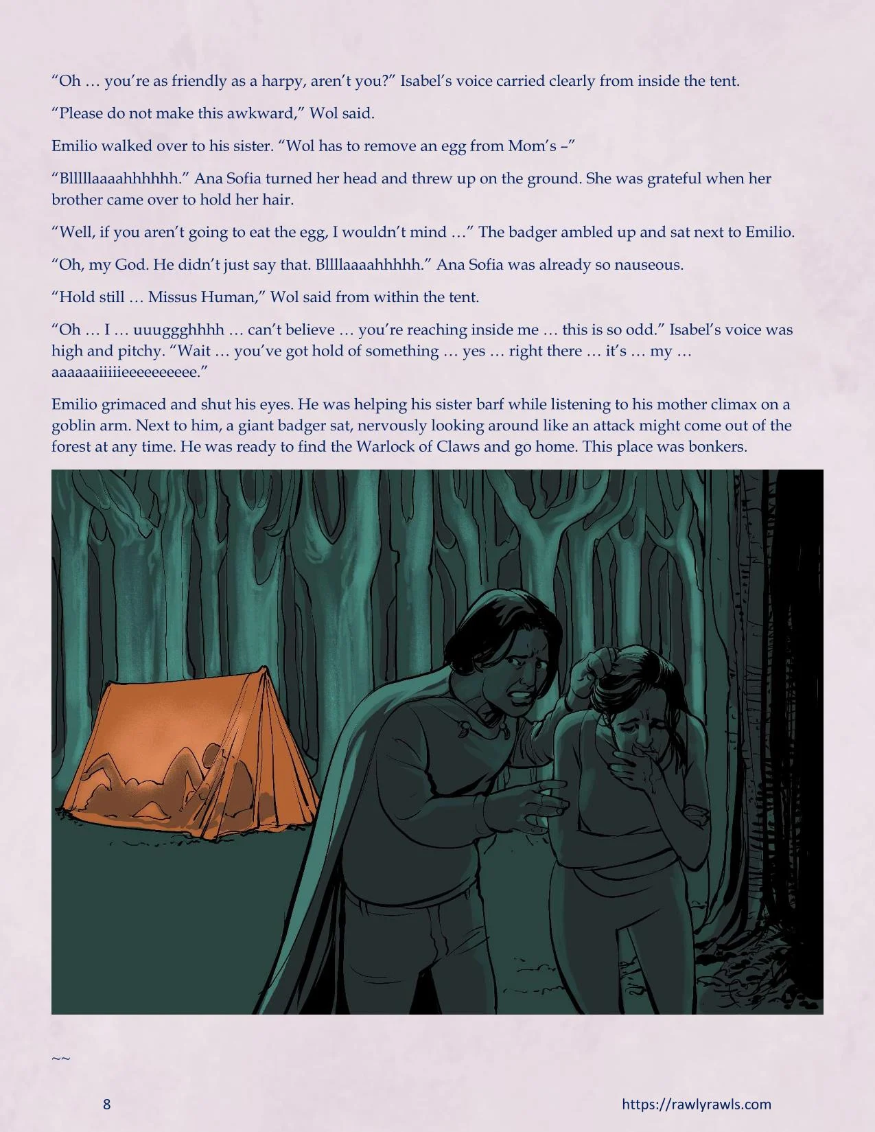 The Warlock Of Claws [DixonLyrax , RawlyRawls] 6 . The Warlock Of Claws - Chapter 6 [DixonLyrax , RawlyRawls] – page 8
