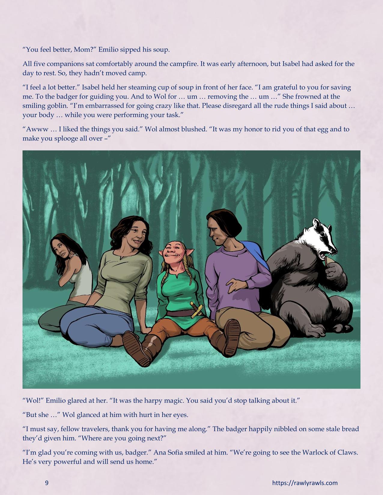The Warlock Of Claws [DixonLyrax , RawlyRawls] 6 . The Warlock Of Claws - Chapter 6 [DixonLyrax , RawlyRawls] – page 9