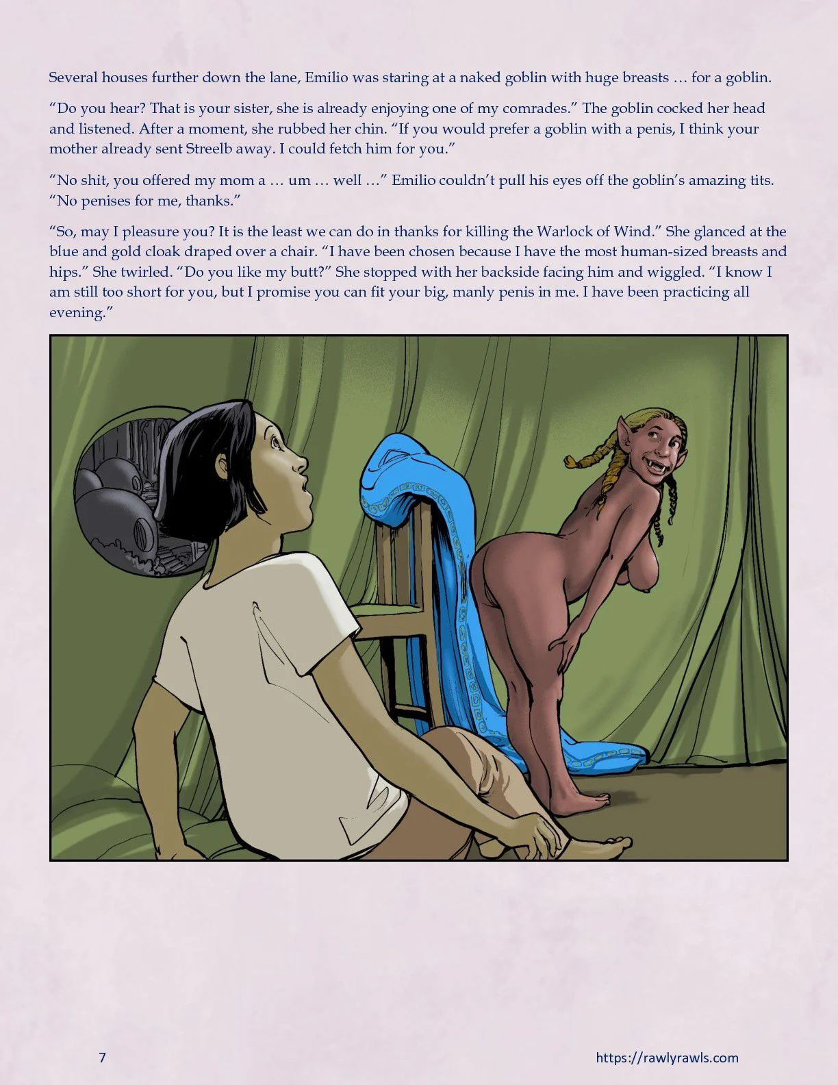 The Warlock Of Claws [DixonLyrax , RawlyRawls] 2 . The Warlock Of Claws - Chapter 2 [DixonLyrax , RawlyRawls] – page 7