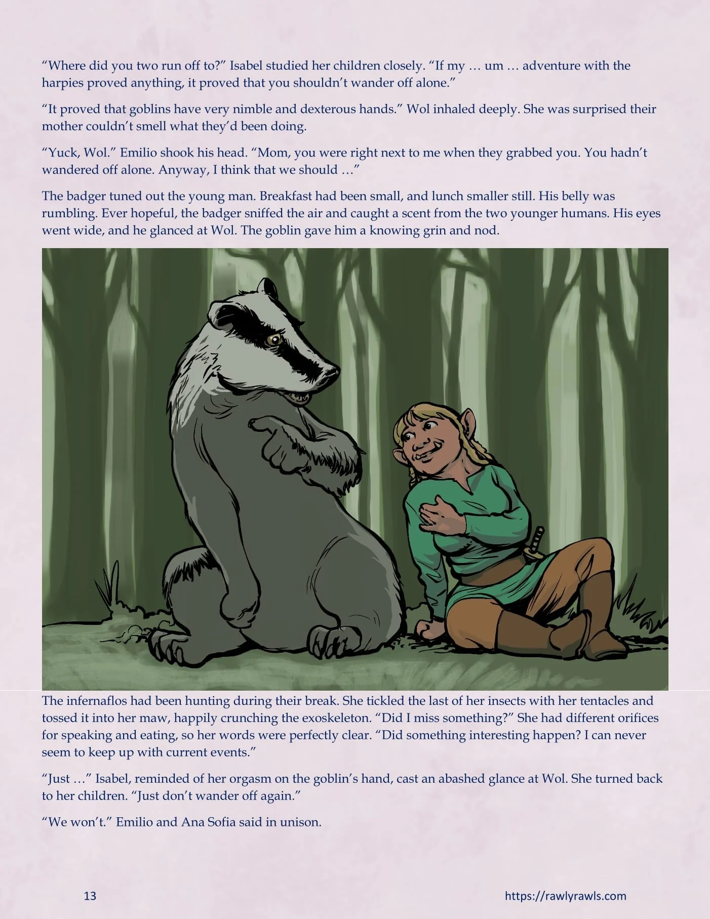 The Warlock Of Claws [DixonLyrax , RawlyRawls] 9 . The Warlock Of Claws - Chapter 9 [DixonLyrax , RawlyRawls] – page 13