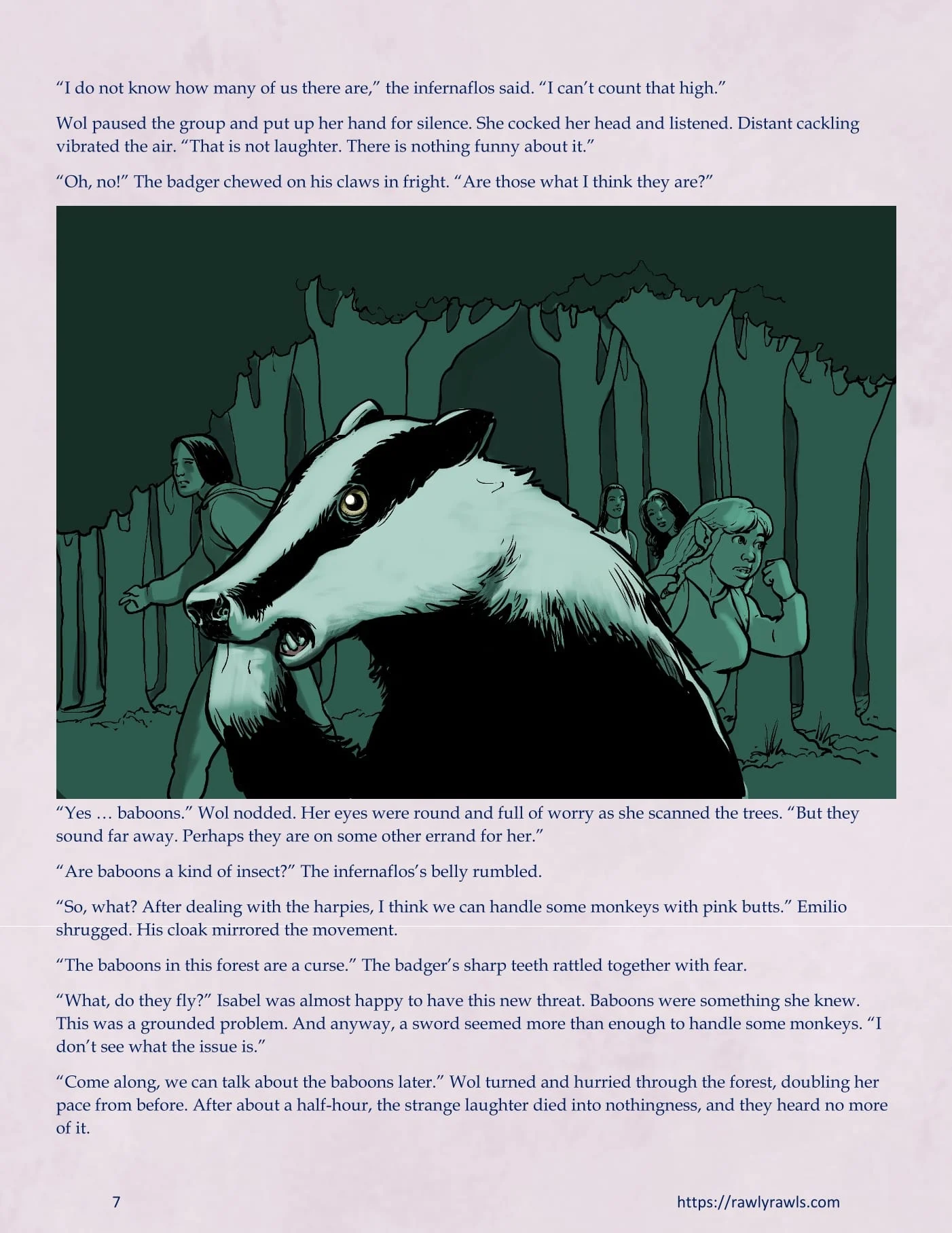 The Warlock Of Claws [DixonLyrax , RawlyRawls] 9 . The Warlock Of Claws - Chapter 9 [DixonLyrax , RawlyRawls] – page 7