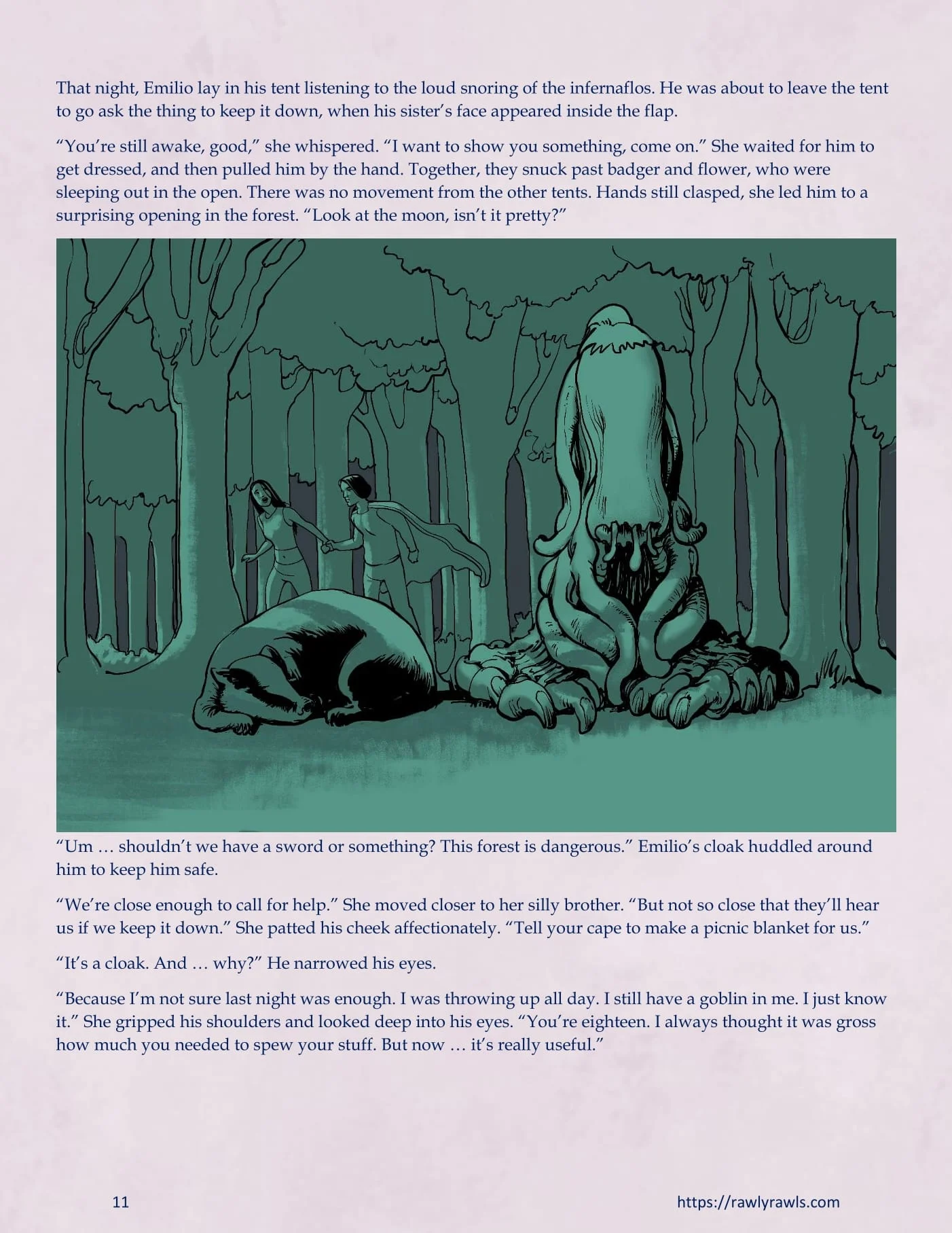 The Warlock Of Claws [DixonLyrax , RawlyRawls] 8 . The Warlock Of Claws - Chapter 8 [DixonLyrax , RawlyRawls] – page 11