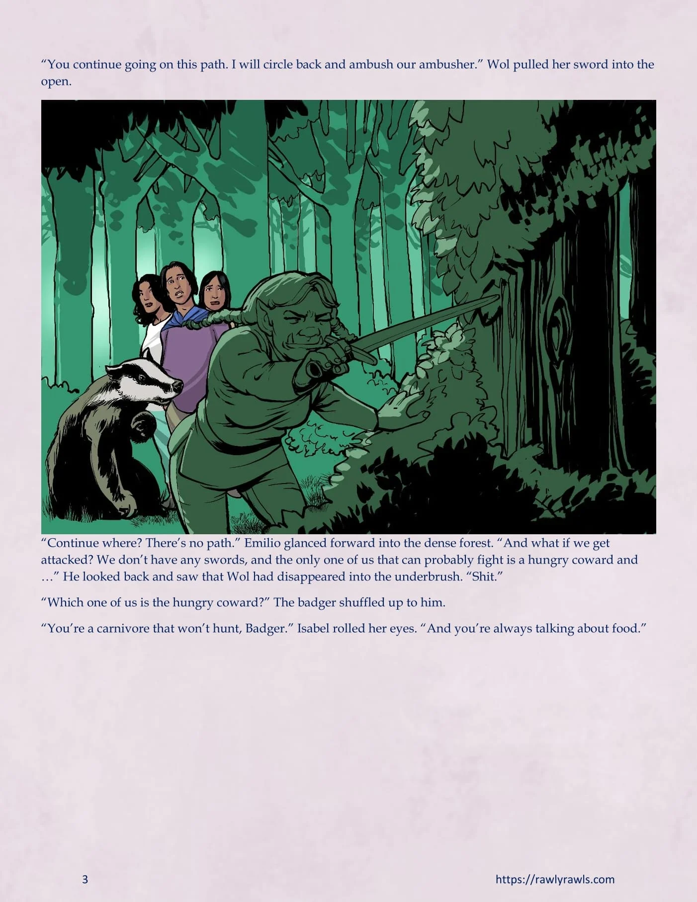 The Warlock Of Claws [DixonLyrax , RawlyRawls] 8 . The Warlock Of Claws - Chapter 8 [DixonLyrax , RawlyRawls] – page 3