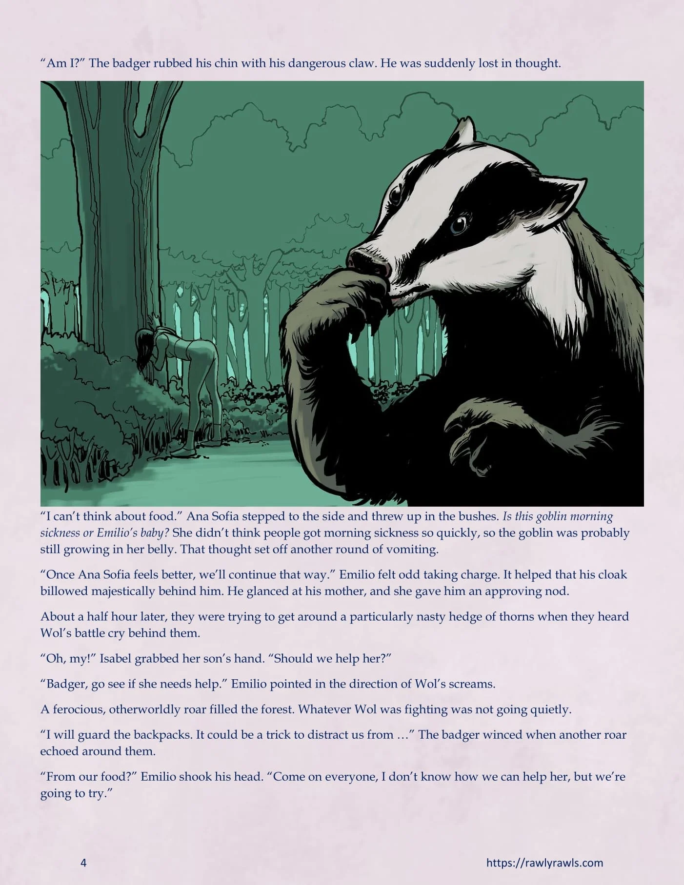 The Warlock Of Claws [DixonLyrax , RawlyRawls] 8 . The Warlock Of Claws - Chapter 8 [DixonLyrax , RawlyRawls] – page 4