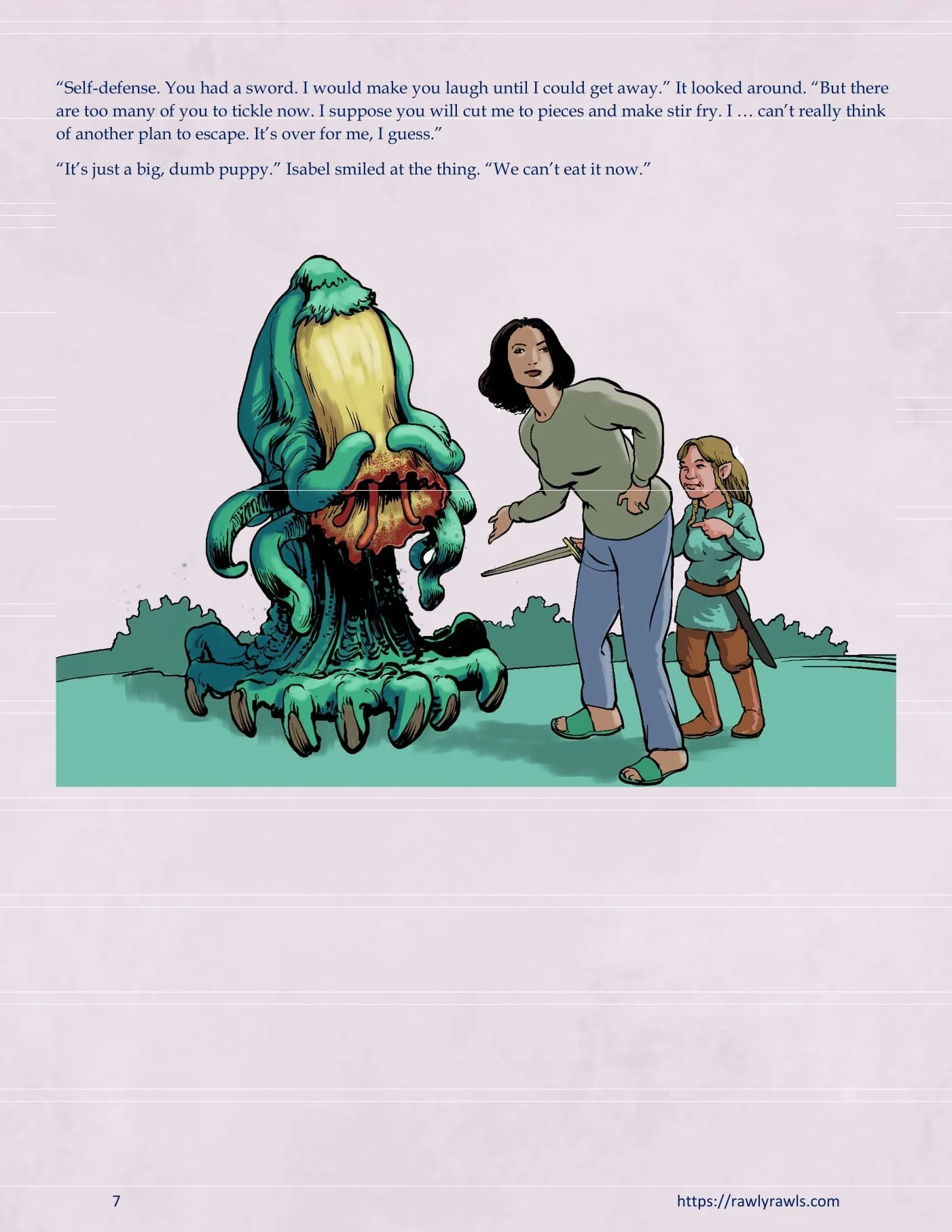 The Warlock Of Claws [DixonLyrax , RawlyRawls] 8 . The Warlock Of Claws - Chapter 8 [DixonLyrax , RawlyRawls] – page 7