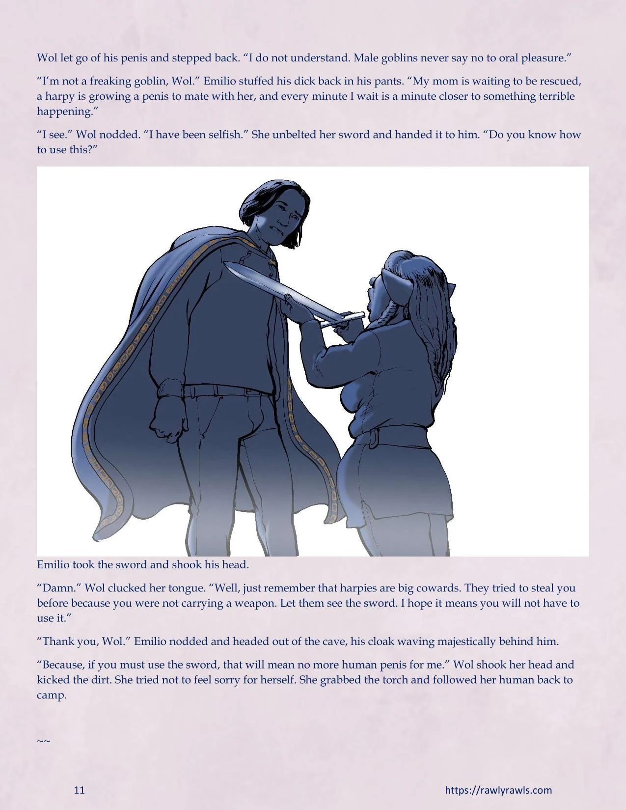 The Warlock Of Claws [DixonLyrax , RawlyRawls] 4 . The Warlock Of Claws - Chapter 4 [DixonLyrax , RawlyRawls] – page 11