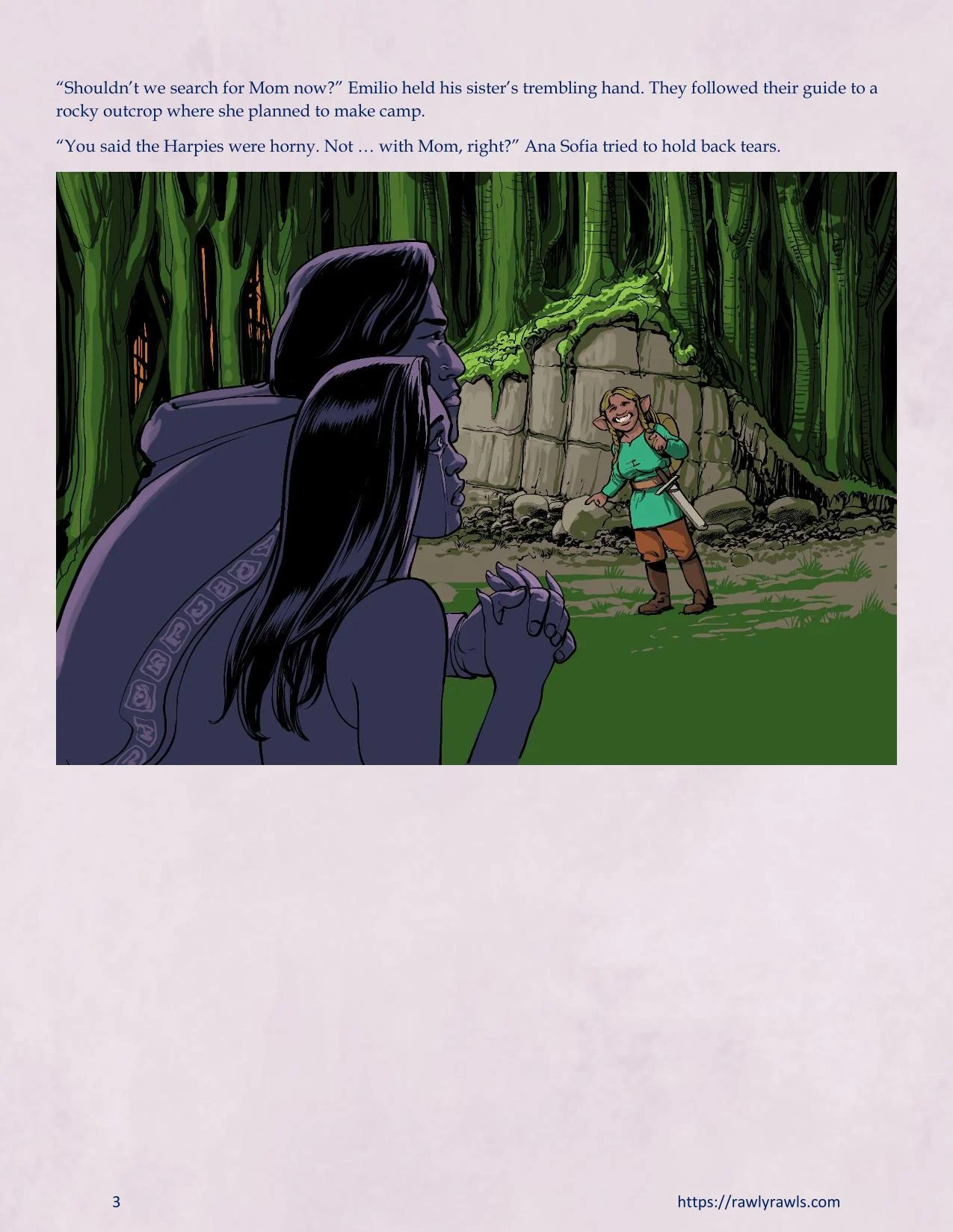The Warlock Of Claws [DixonLyrax , RawlyRawls] 4 . The Warlock Of Claws - Chapter 4 [DixonLyrax , RawlyRawls] – page 3