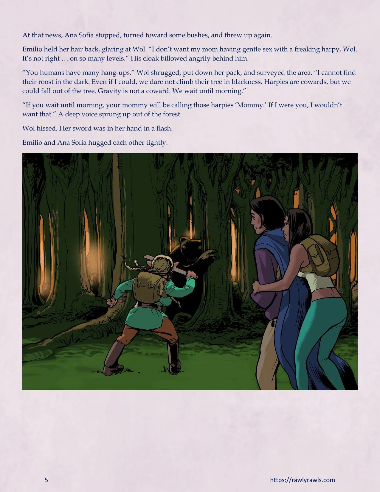 The Warlock Of Claws [DixonLyrax , RawlyRawls] 4 . The Warlock Of Claws - Chapter 4 [DixonLyrax , RawlyRawls] – page 5