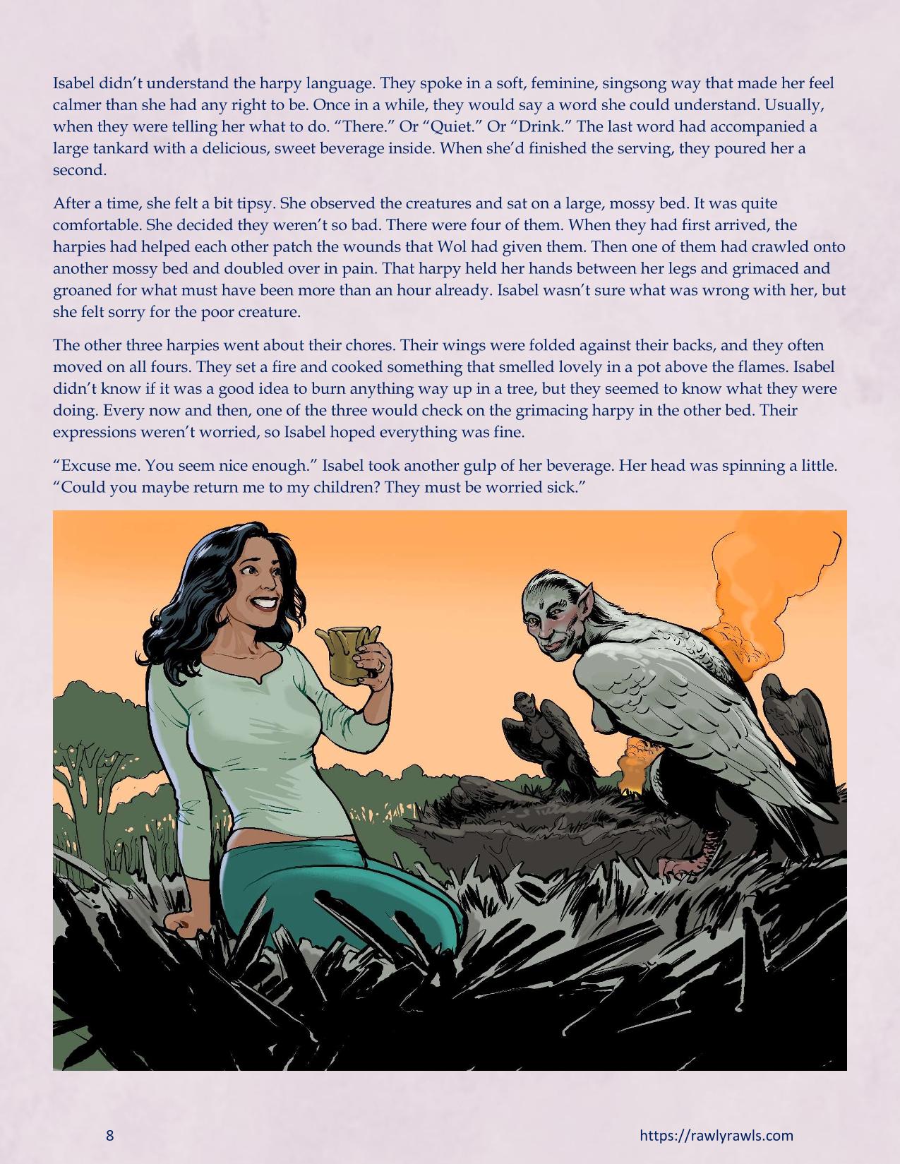 The Warlock Of Claws [DixonLyrax , RawlyRawls] 4 . The Warlock Of Claws - Chapter 4 [DixonLyrax , RawlyRawls] – page 8