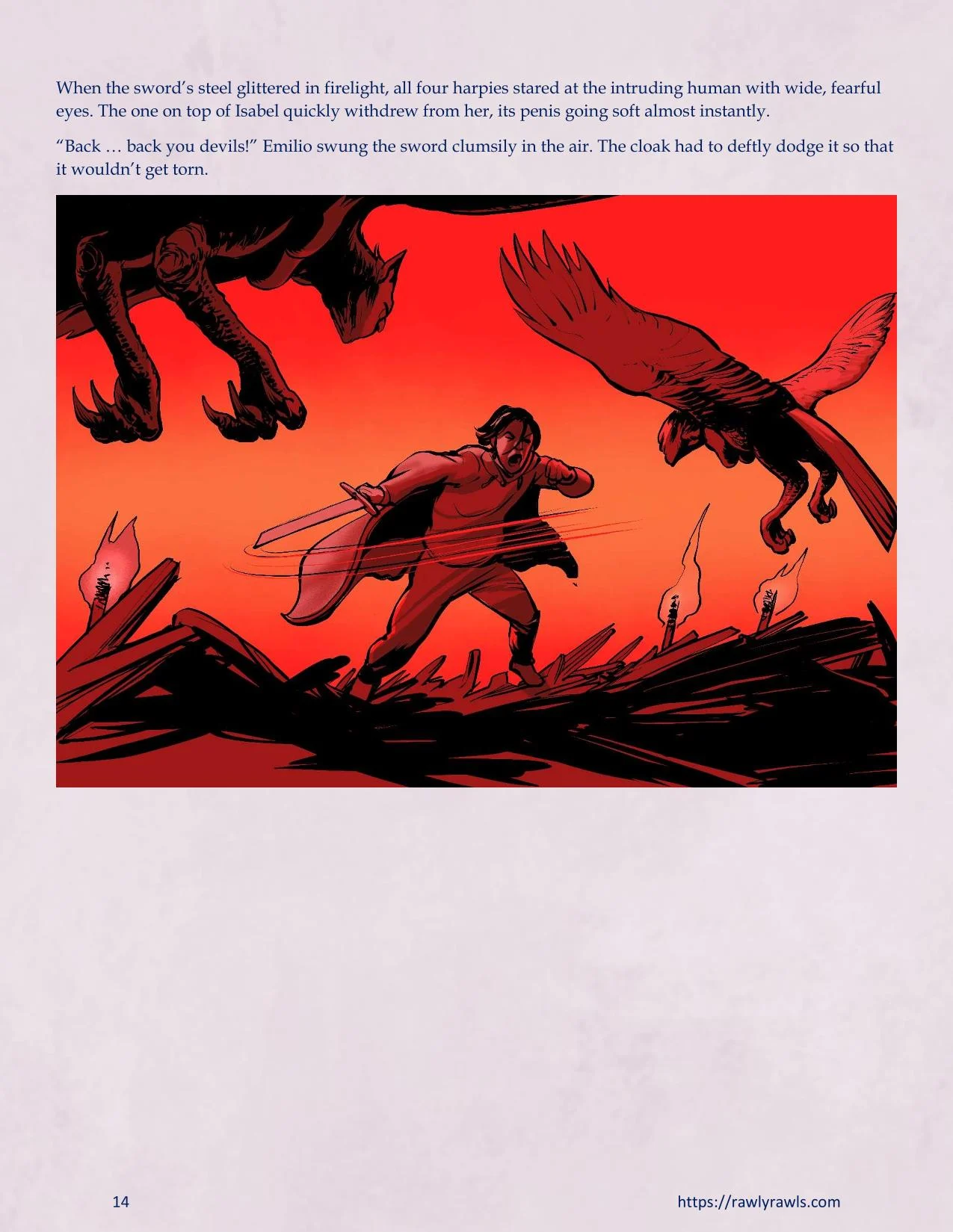 The Warlock Of Claws [DixonLyrax , RawlyRawls] 5 . The Warlock Of Claws - Chapter 5 [DixonLyrax , RawlyRawls] – page 14