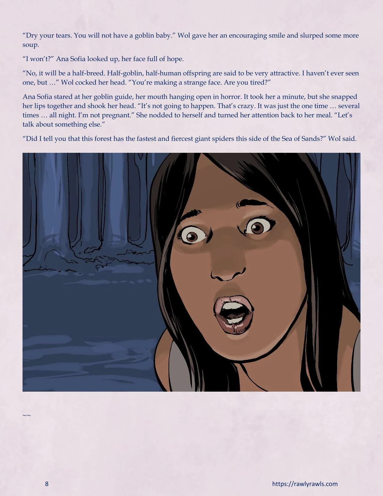 The Warlock Of Claws [DixonLyrax , RawlyRawls] 5 . The Warlock Of Claws - Chapter 5 [DixonLyrax , RawlyRawls] – page 8