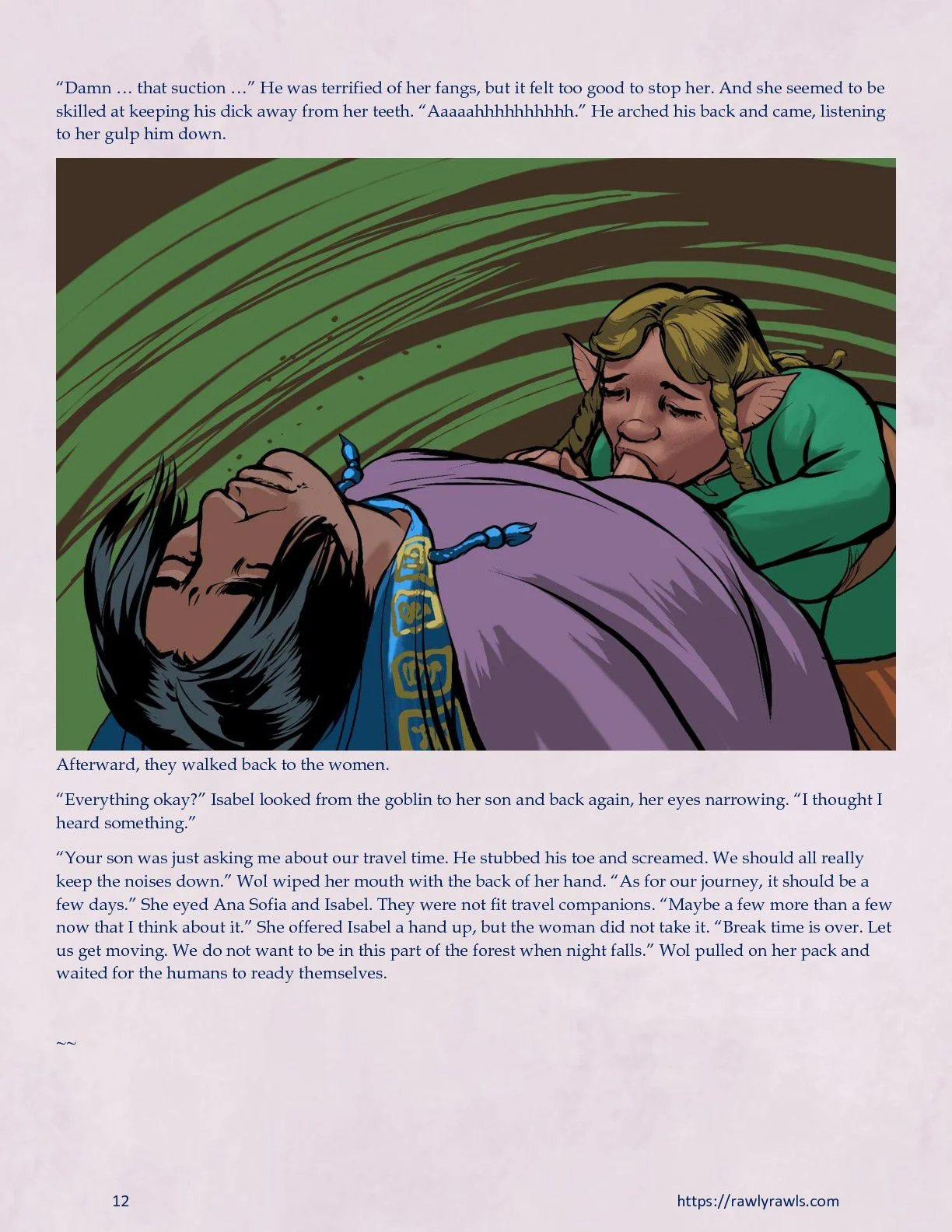 The Warlock Of Claws [DixonLyrax , RawlyRawls] 3 . The Warlock Of Claws - Chapter 3 [DixonLyrax , RawlyRawls] – page 12