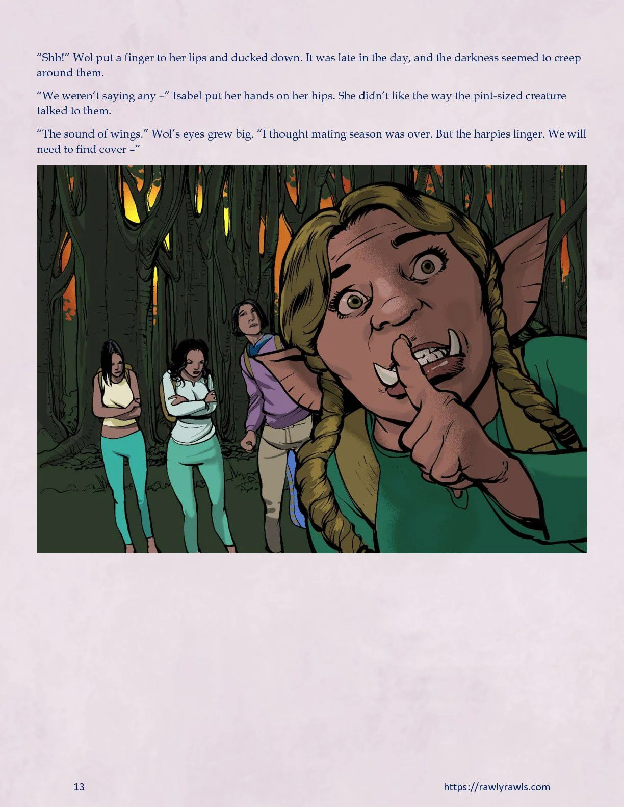 The Warlock Of Claws [DixonLyrax , RawlyRawls] 3 . The Warlock Of Claws - Chapter 3 [DixonLyrax , RawlyRawls] – page 13