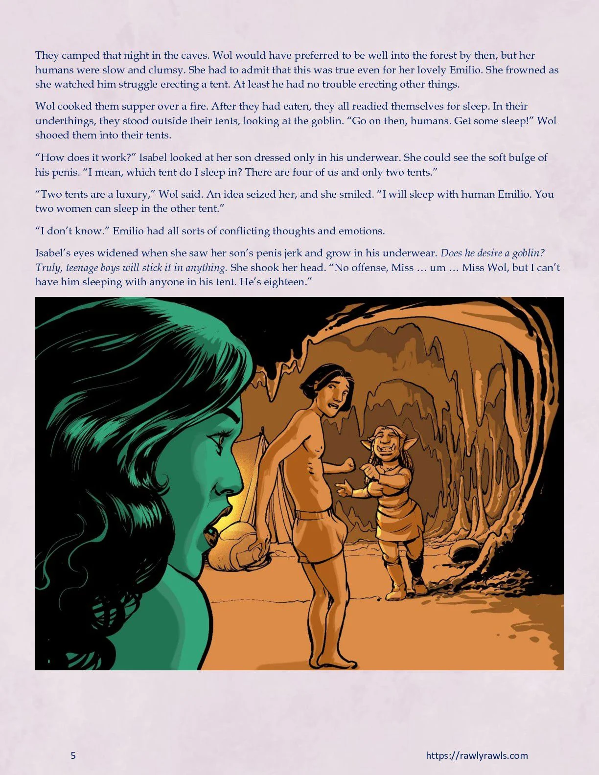 The Warlock Of Claws [DixonLyrax , RawlyRawls] 3 . The Warlock Of Claws - Chapter 3 [DixonLyrax , RawlyRawls] – page 5