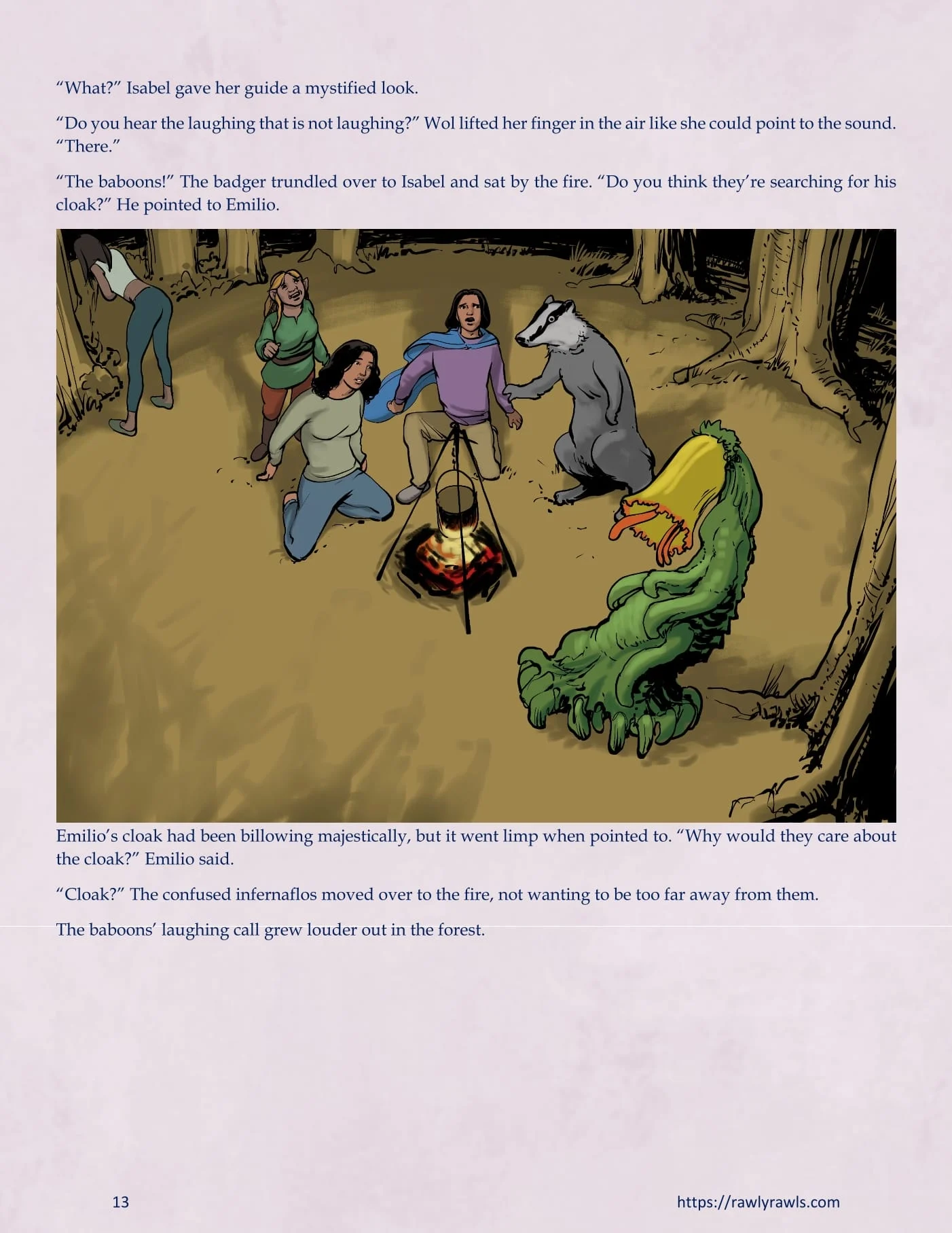 The Warlock Of Claws [DixonLyrax , RawlyRawls] 10 . The Warlock Of Claws - Chapter 10 [DixonLyrax , RawlyRawls] – page 13