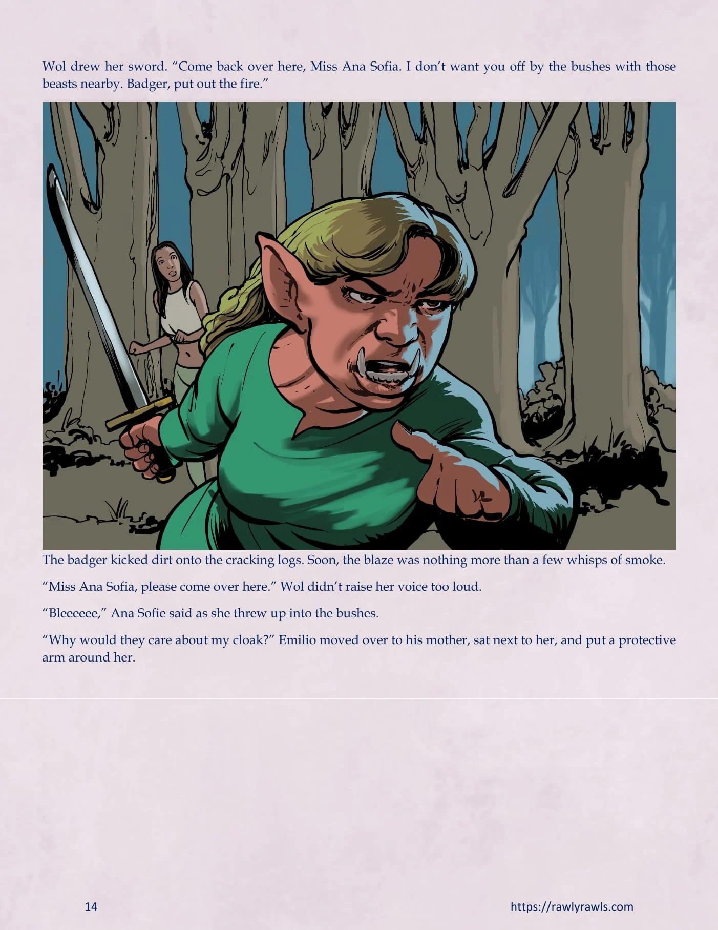 The Warlock Of Claws [DixonLyrax , RawlyRawls] 10 . The Warlock Of Claws - Chapter 10 [DixonLyrax , RawlyRawls] – page 14