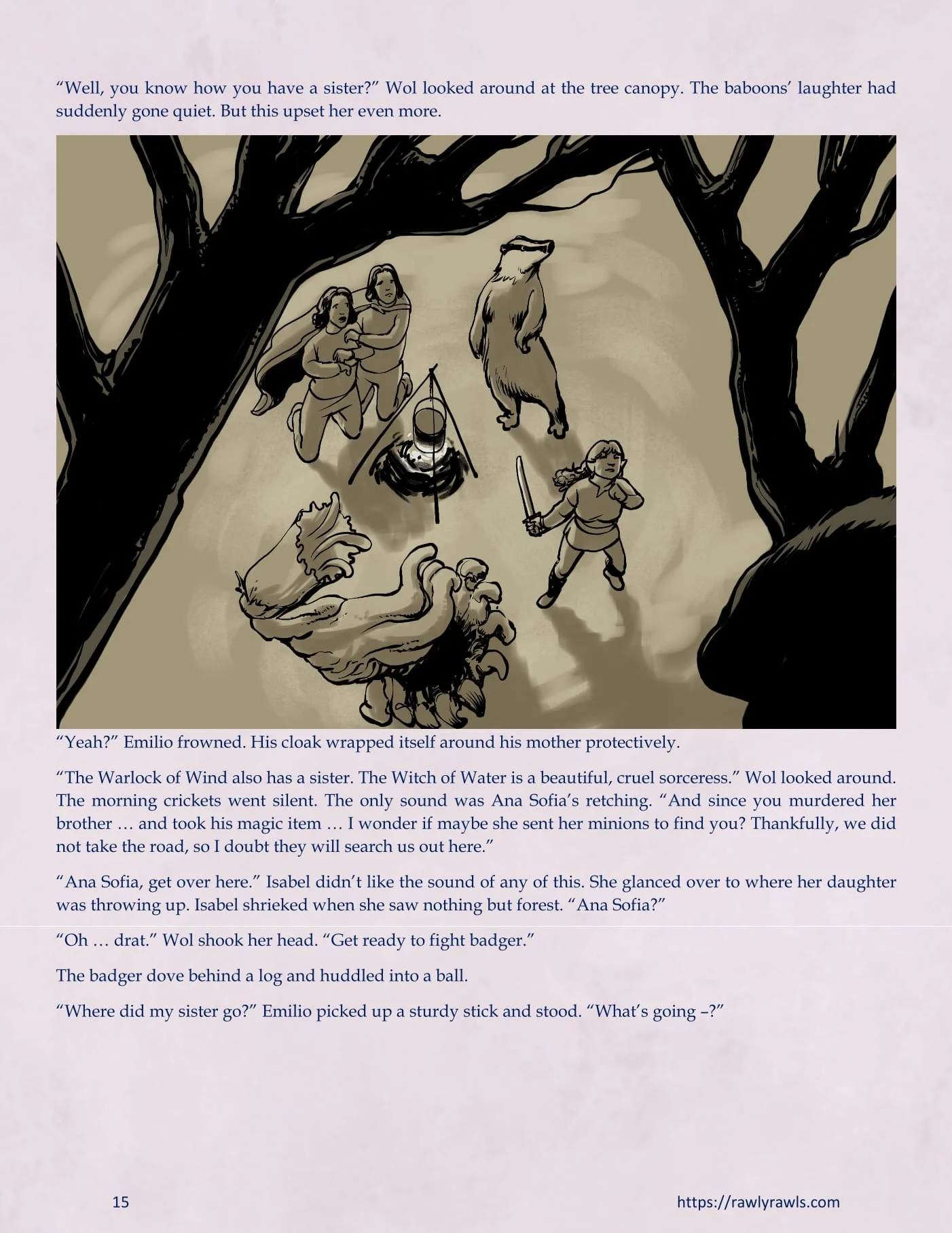 The Warlock Of Claws [DixonLyrax , RawlyRawls] 10 . The Warlock Of Claws - Chapter 10 [DixonLyrax , RawlyRawls] – page 15
