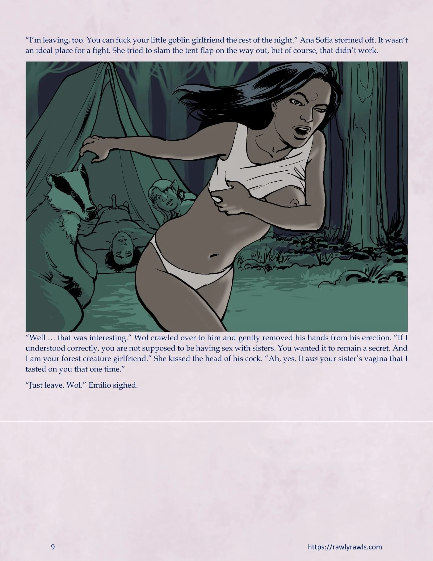 The Warlock Of Claws [DixonLyrax , RawlyRawls] 10 . The Warlock Of Claws - Chapter 10 [DixonLyrax , RawlyRawls] – page 9