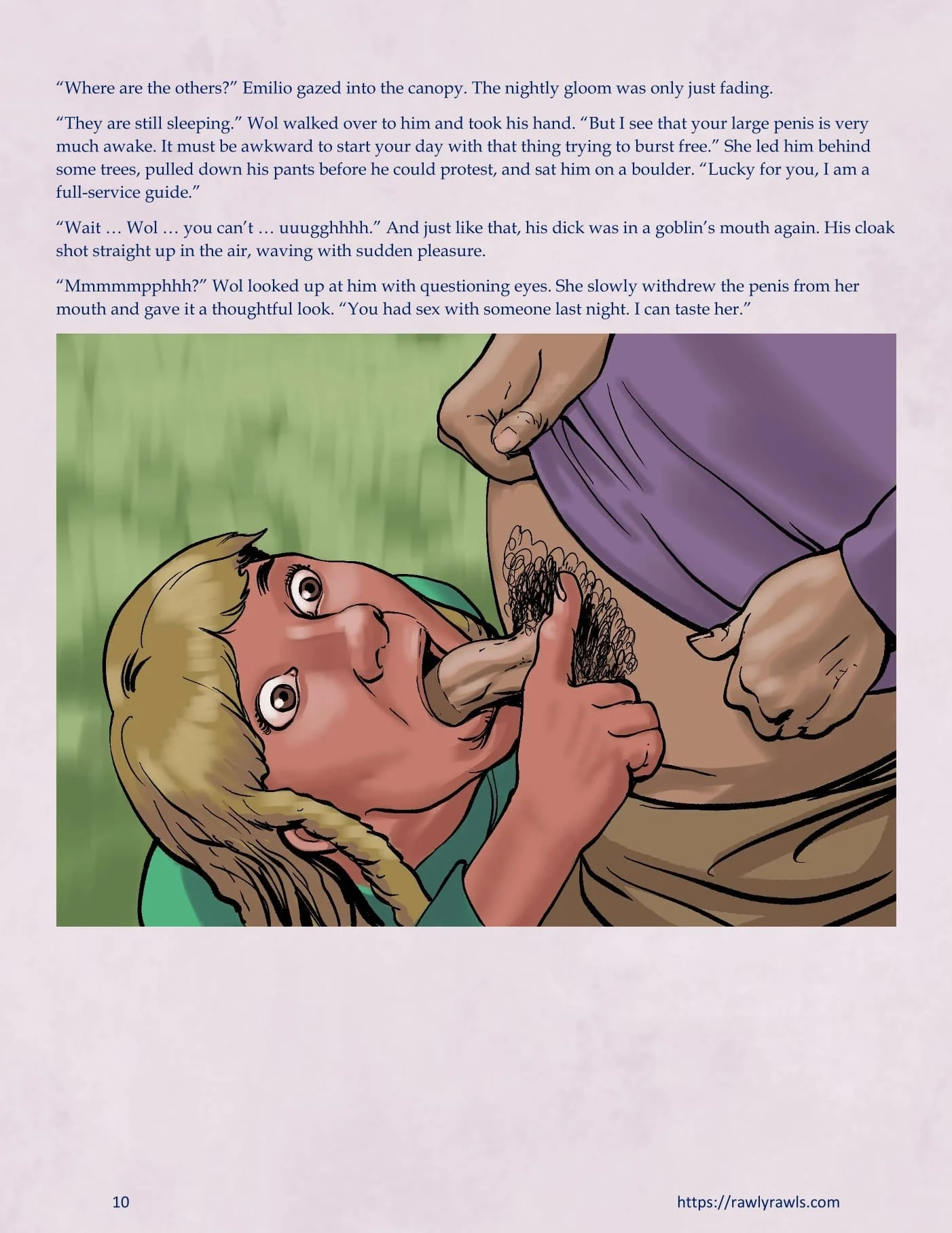 The Warlock Of Claws [DixonLyrax , RawlyRawls] 7 . The Warlock Of Claws - Chapter 7 [DixonLyrax , RawlyRawls] – page 10