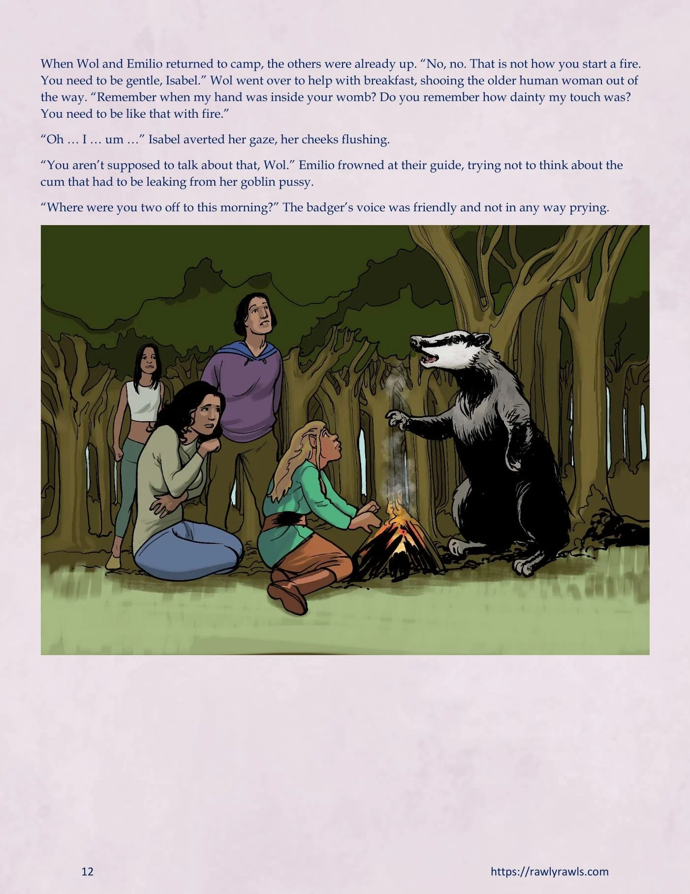 The Warlock Of Claws [DixonLyrax , RawlyRawls] 7 . The Warlock Of Claws - Chapter 7 [DixonLyrax , RawlyRawls] – page 12