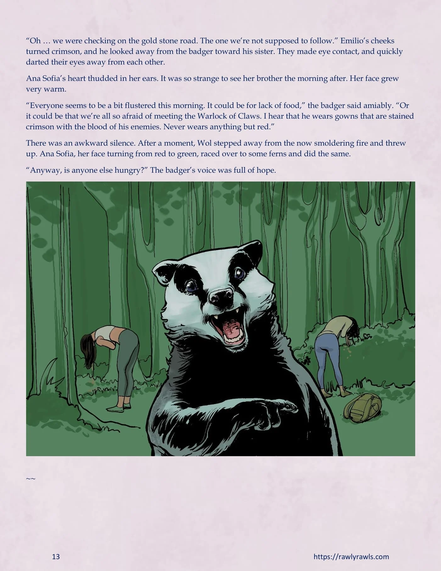 The Warlock Of Claws [DixonLyrax , RawlyRawls] 7 . The Warlock Of Claws - Chapter 7 [DixonLyrax , RawlyRawls] – page 13