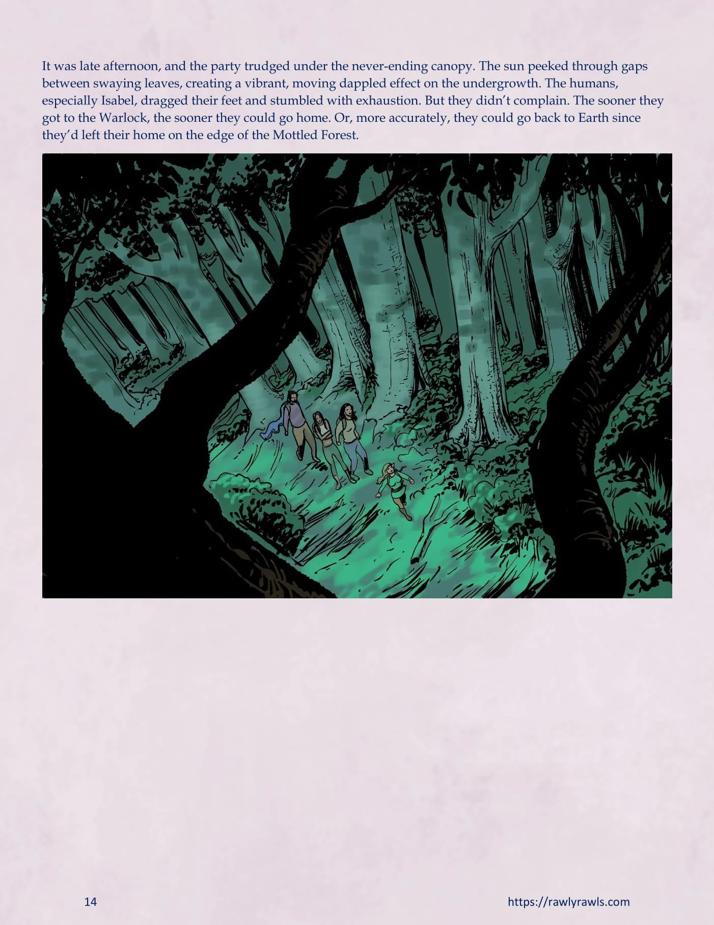The Warlock Of Claws [DixonLyrax , RawlyRawls] 7 . The Warlock Of Claws - Chapter 7 [DixonLyrax , RawlyRawls] – page 14