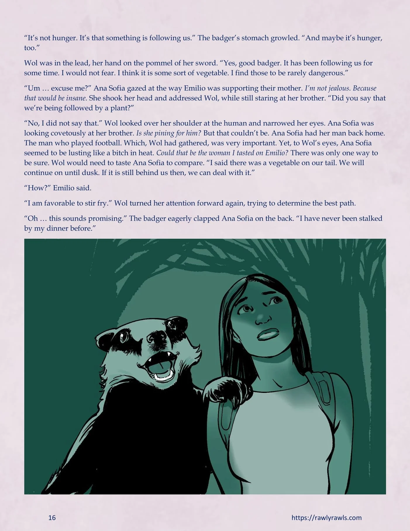 The Warlock Of Claws [DixonLyrax , RawlyRawls] 7 . The Warlock Of Claws - Chapter 7 [DixonLyrax , RawlyRawls] – page 16