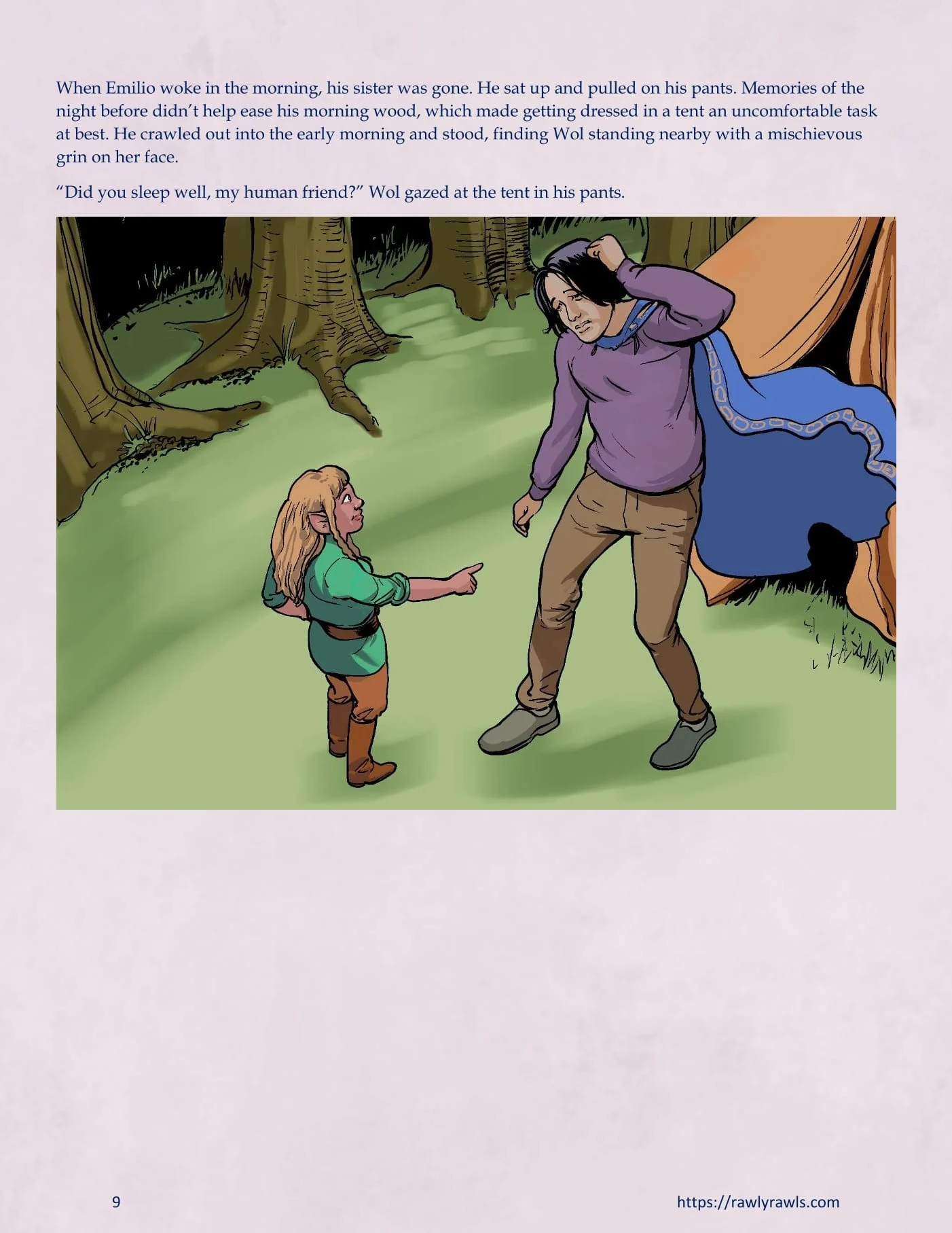 The Warlock Of Claws [DixonLyrax , RawlyRawls] 7 . The Warlock Of Claws - Chapter 7 [DixonLyrax , RawlyRawls] – page 9