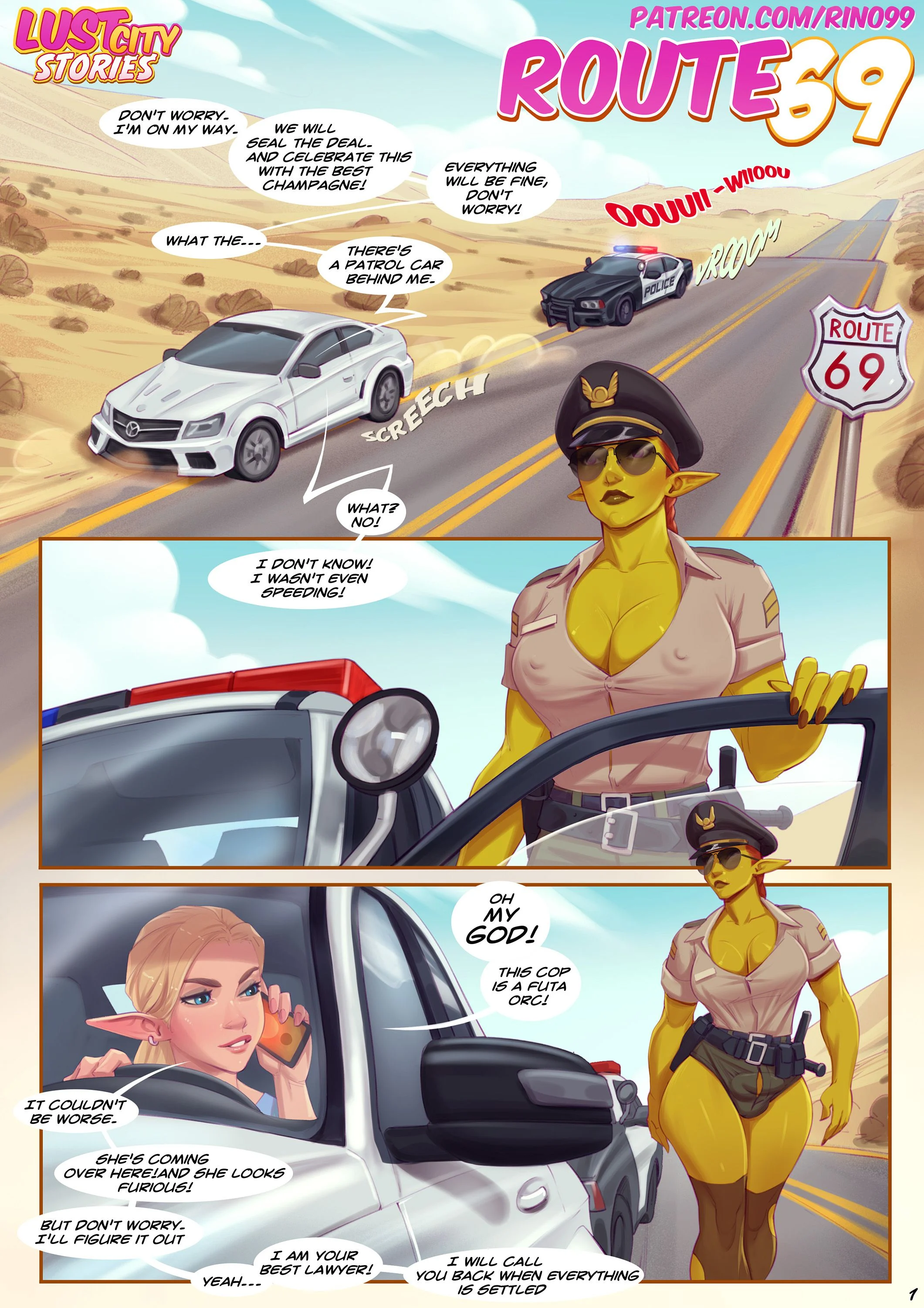Route 69 [Rino99] 1.2 . Route 69 - Dickgirls - Chapter 1 [Rino99] – page 1