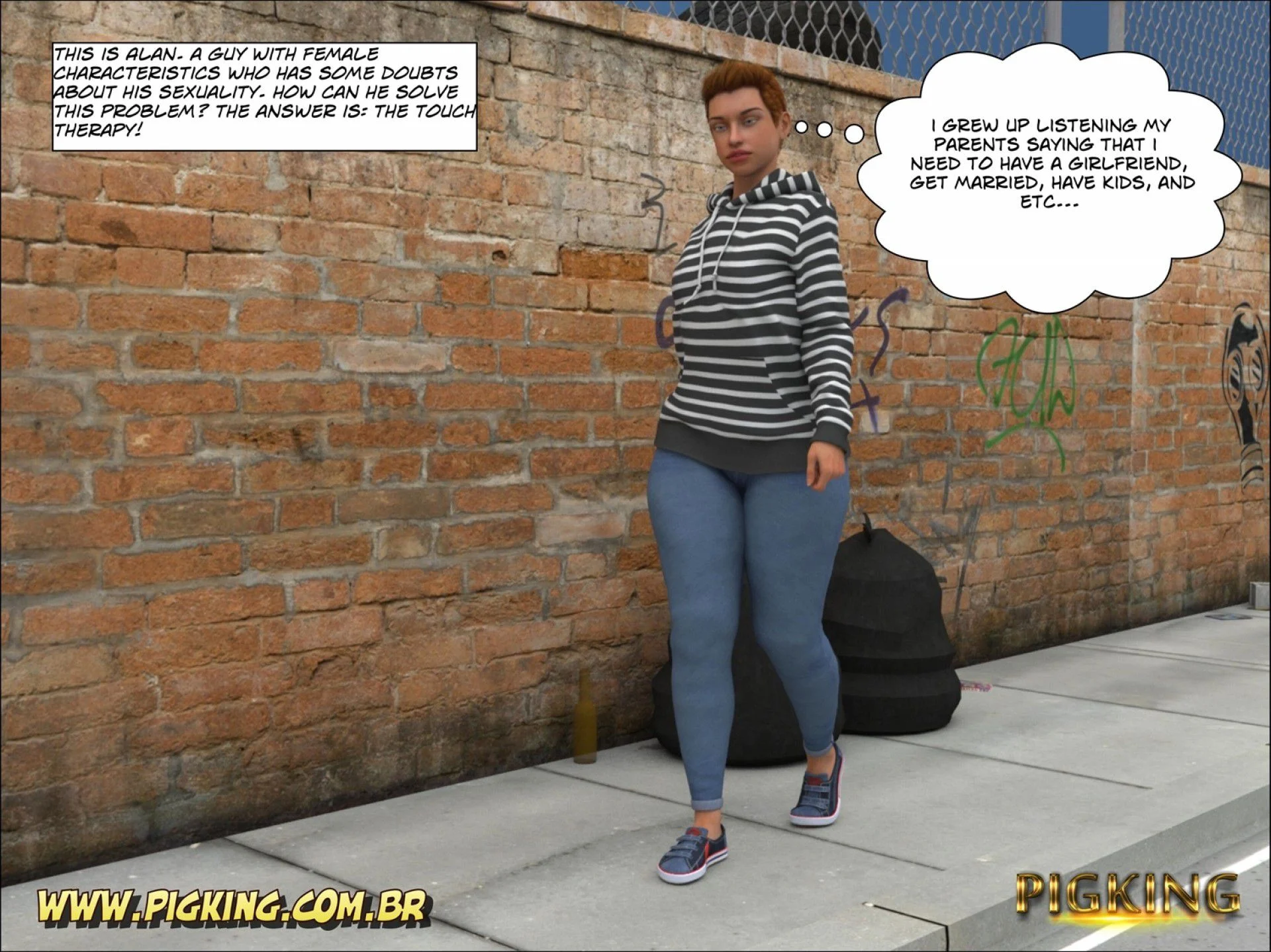 Touch Therapy – Alan, Chaiene, Alreon [PigKing] 1 . Touch Therapy - Alan, Alex, Bob - Chapter 1 [PigKing] – page 2