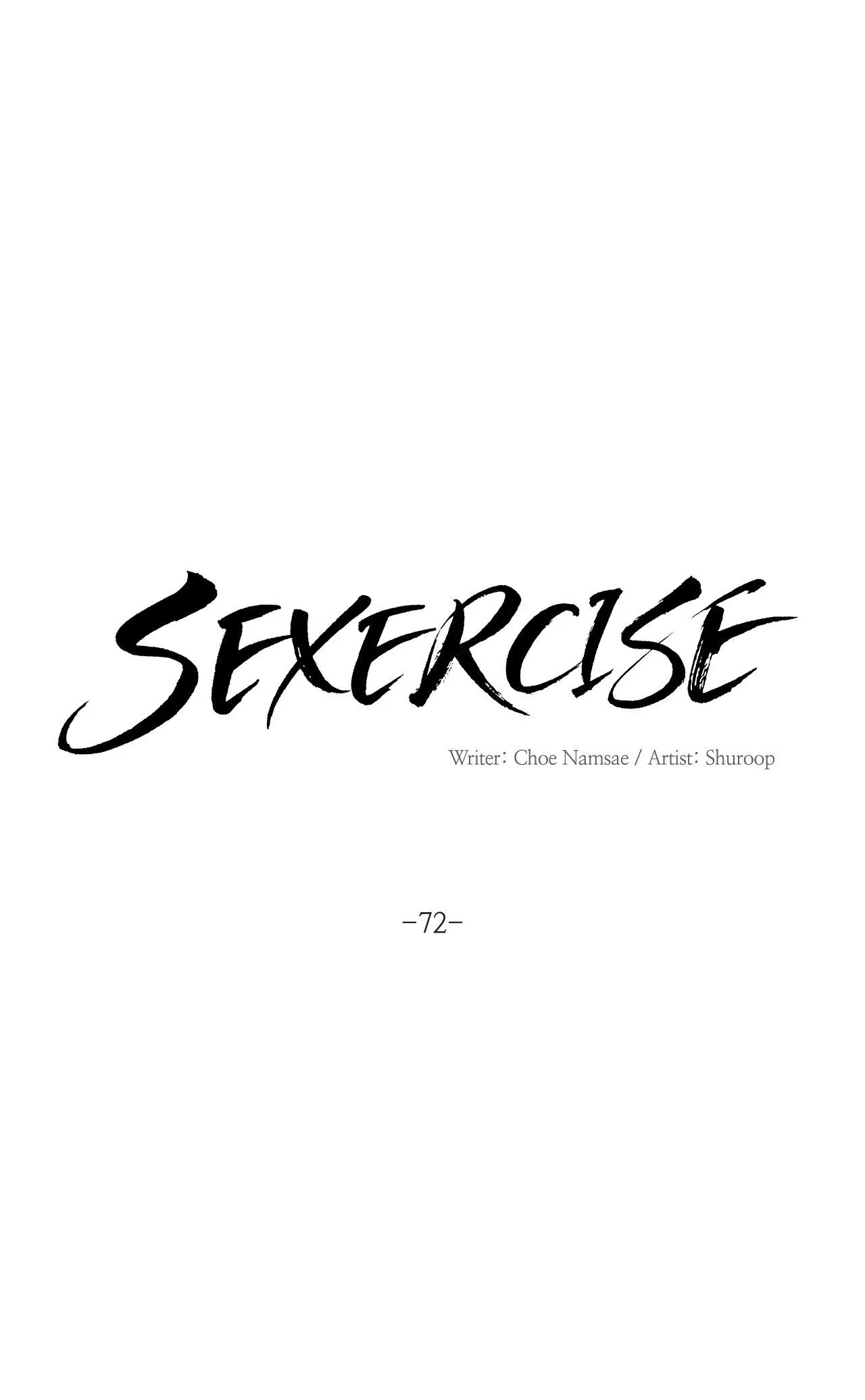 Sexercise Chapter 72 – page 1
