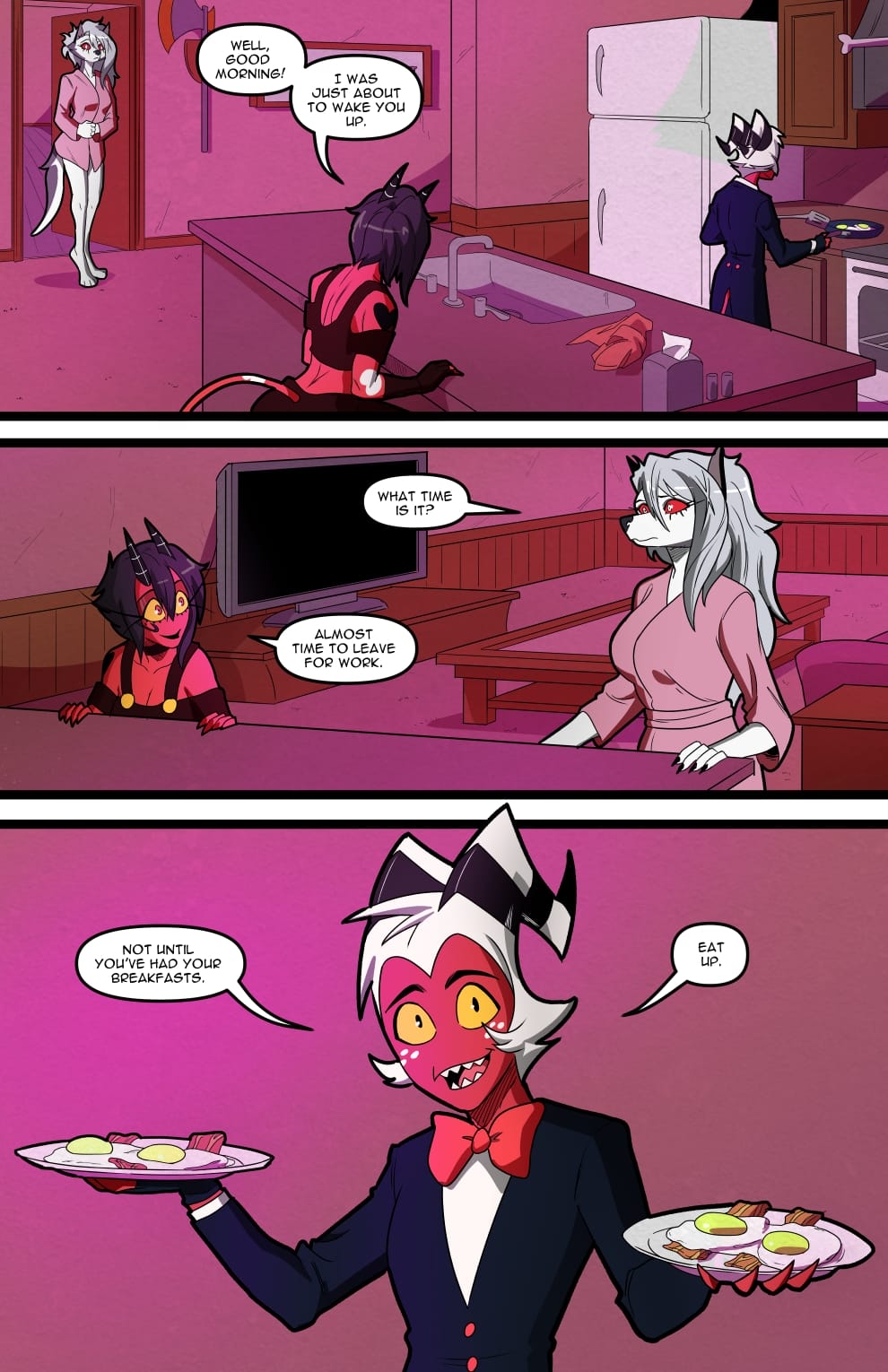 Helluva Trio (Helluva Boss) [Swain Art] 1 . Helluva Trio - Chapter 1 (Helluva Boss) [Swain Art] – page 104