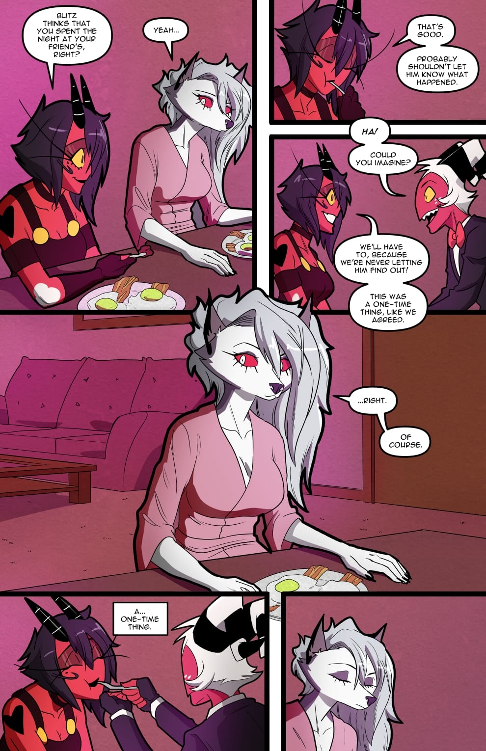 Helluva Trio (Helluva Boss) [Swain Art] 1 . Helluva Trio - Chapter 1 (Helluva Boss) [Swain Art] – page 105