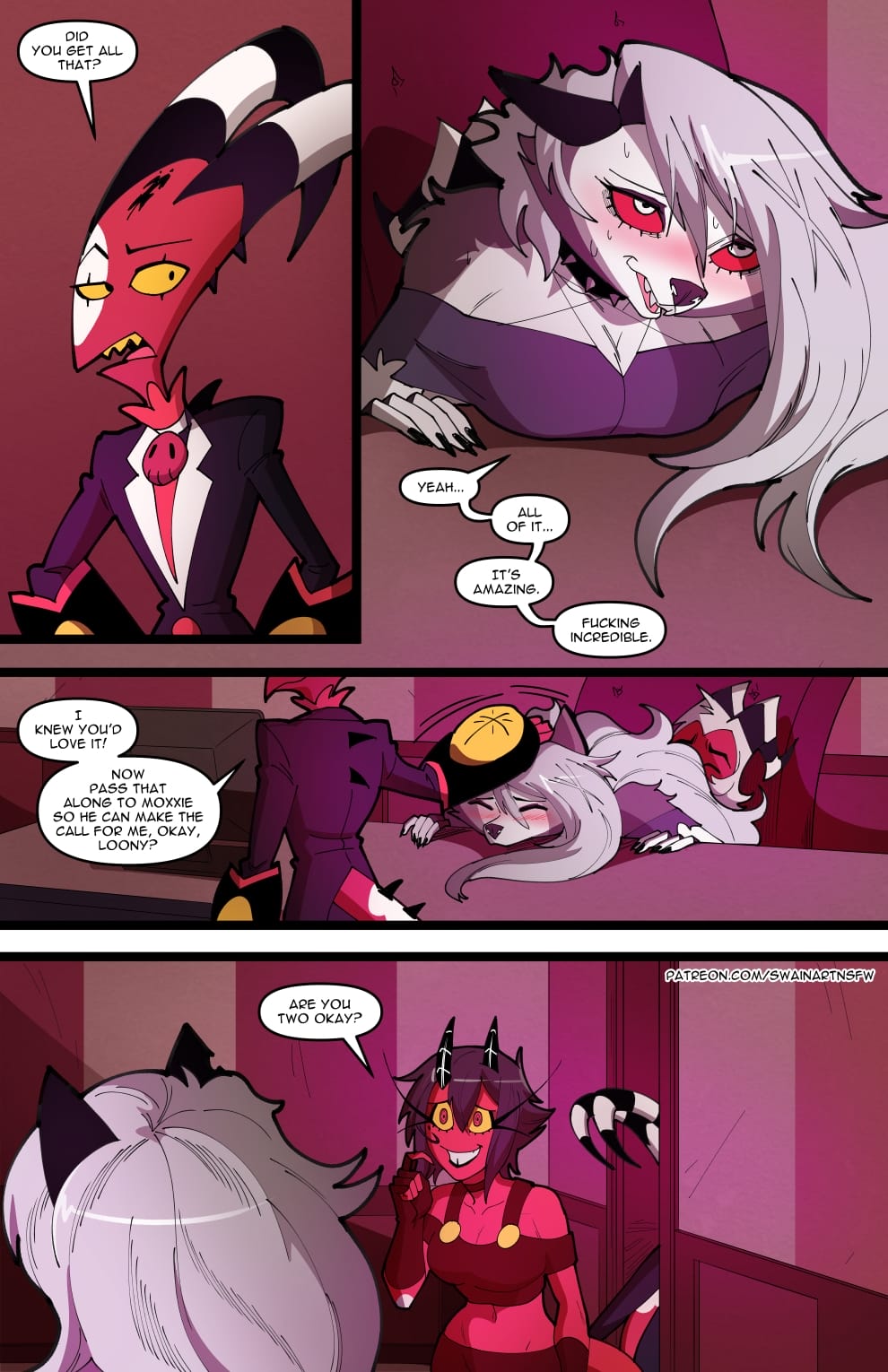 Helluva Trio (Helluva Boss) [Swain Art] 2 . Helluva Trio - Chapter 2 (Helluva Boss) [Swain Art] – page 57