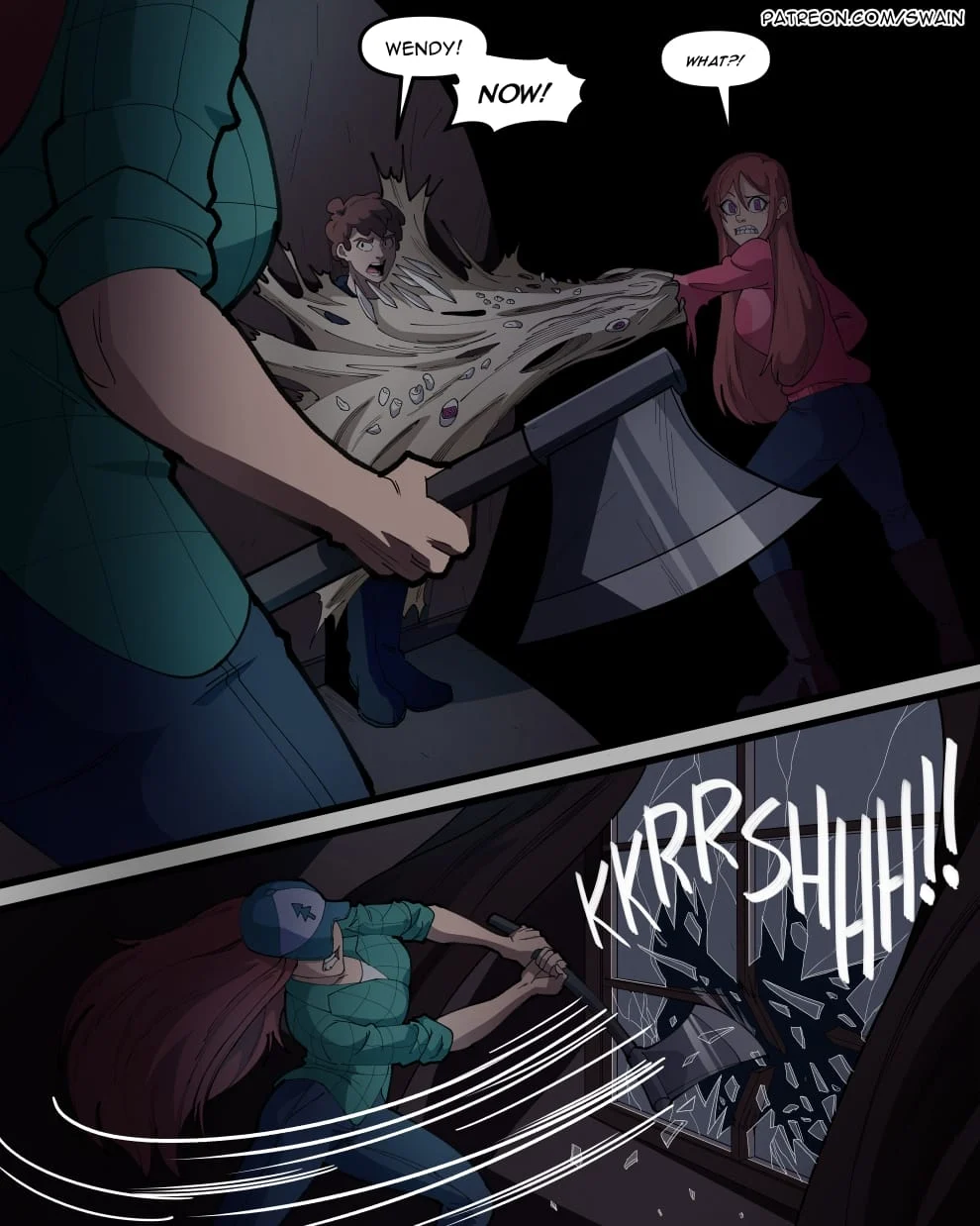 Wendy’s Visit (Gravity Falls) [Swain Art] 1 . Wendy's Visit - Chapter 1 (Gravity Falls) [Swain Art] – page 21