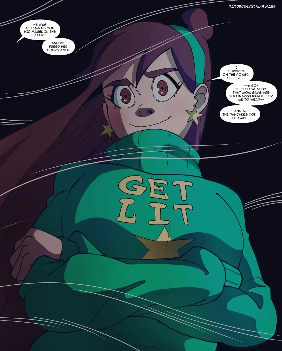 Wendy’s Visit (Gravity Falls) [Swain Art] 1 . Wendy's Visit - Chapter 1 (Gravity Falls) [Swain Art] – page 24