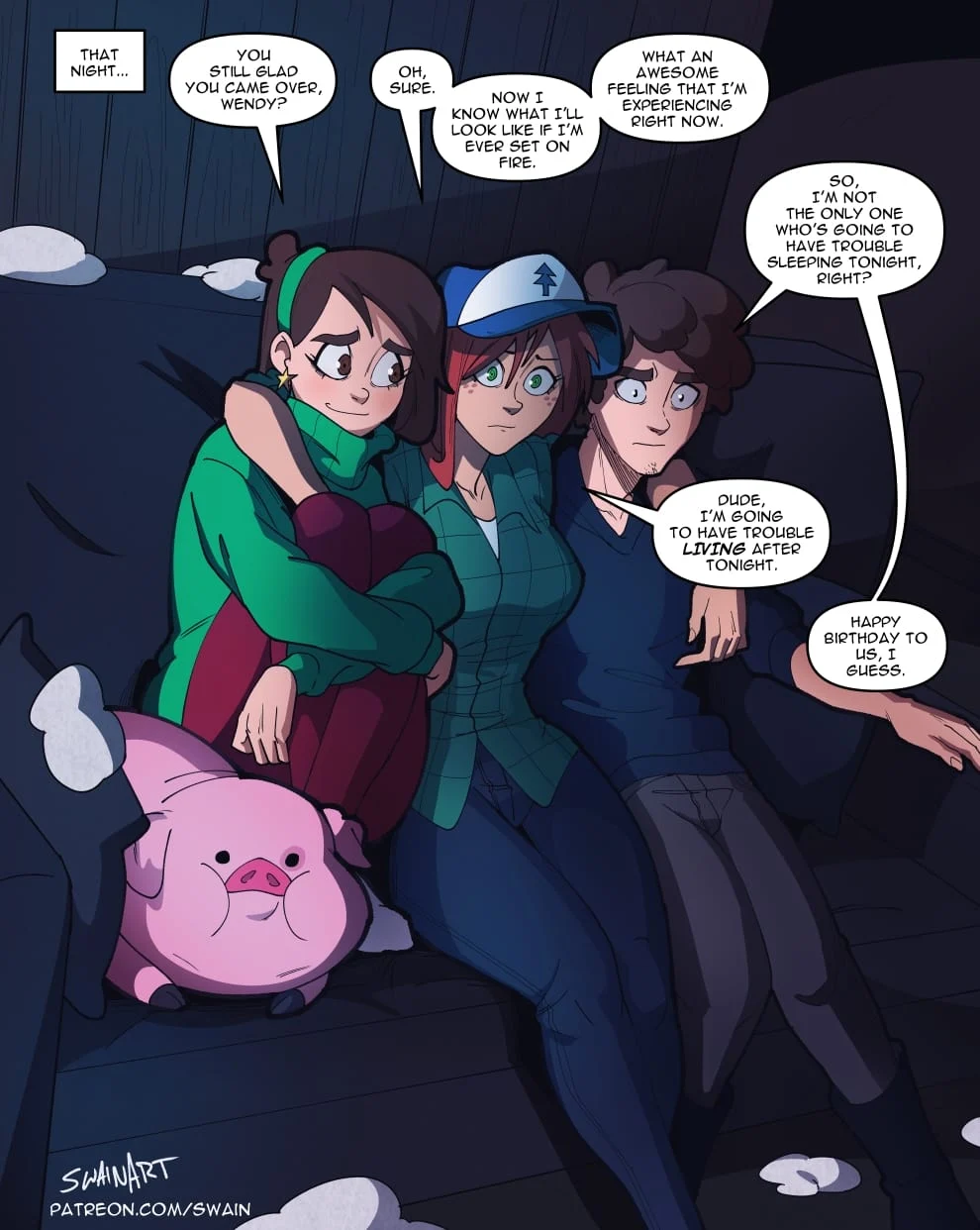 Wendy’s Visit (Gravity Falls) [Swain Art] 1 . Wendy's Visit - Chapter 1 (Gravity Falls) [Swain Art] – page 28
